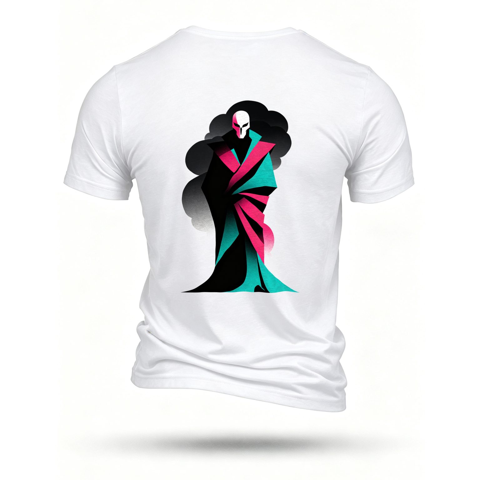 White T-shirt, back print
