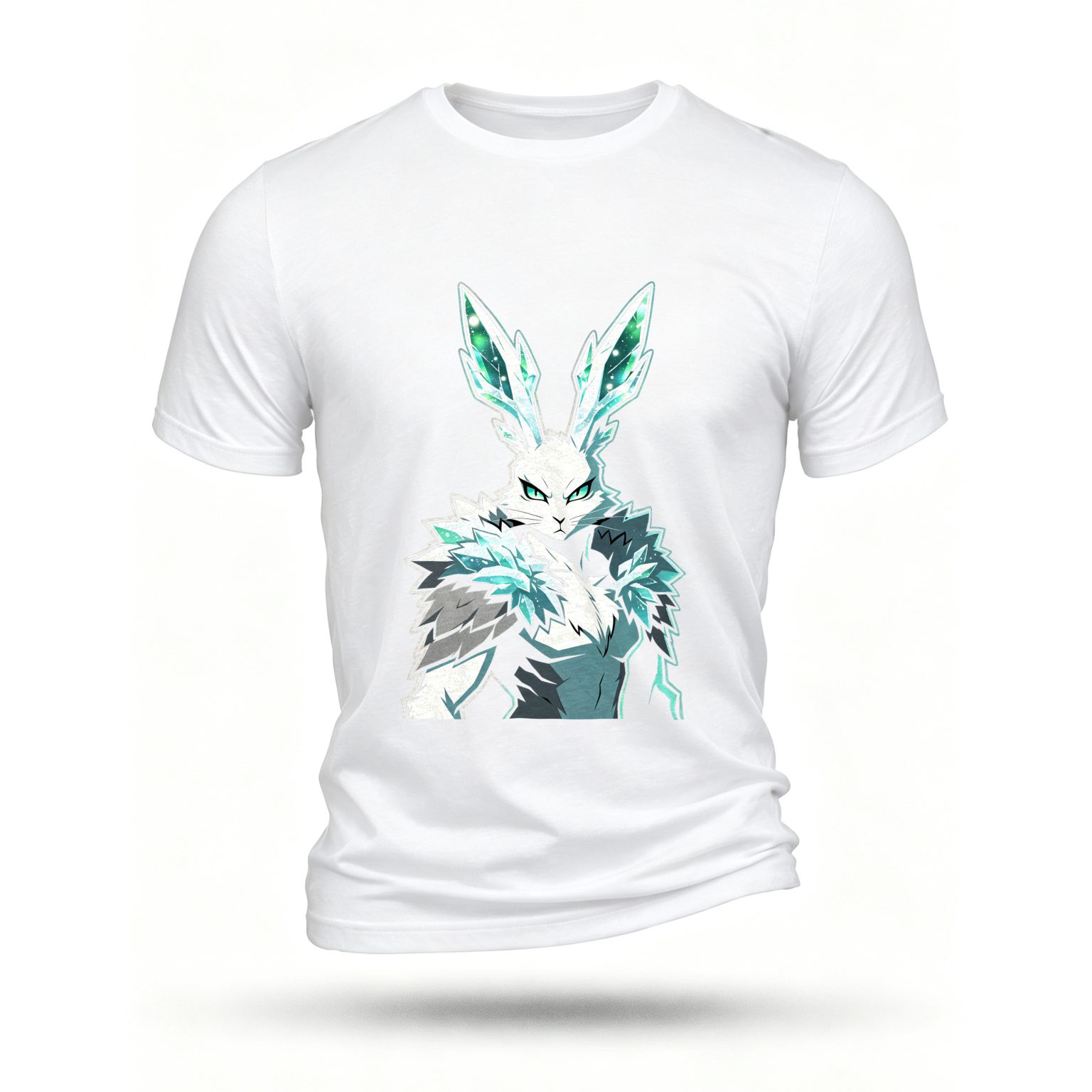 White T-shirt, front print