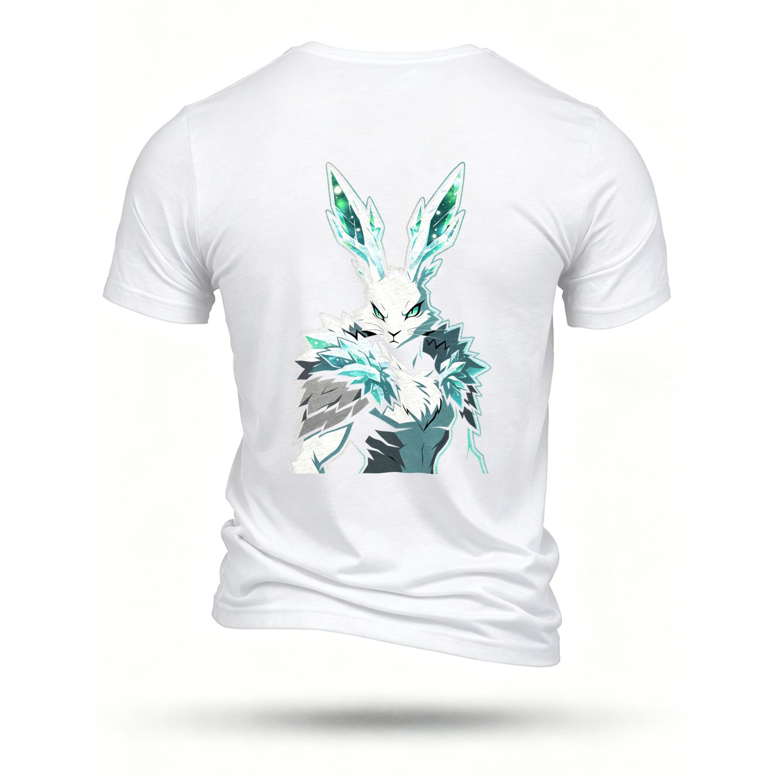 White T-shirt, back print