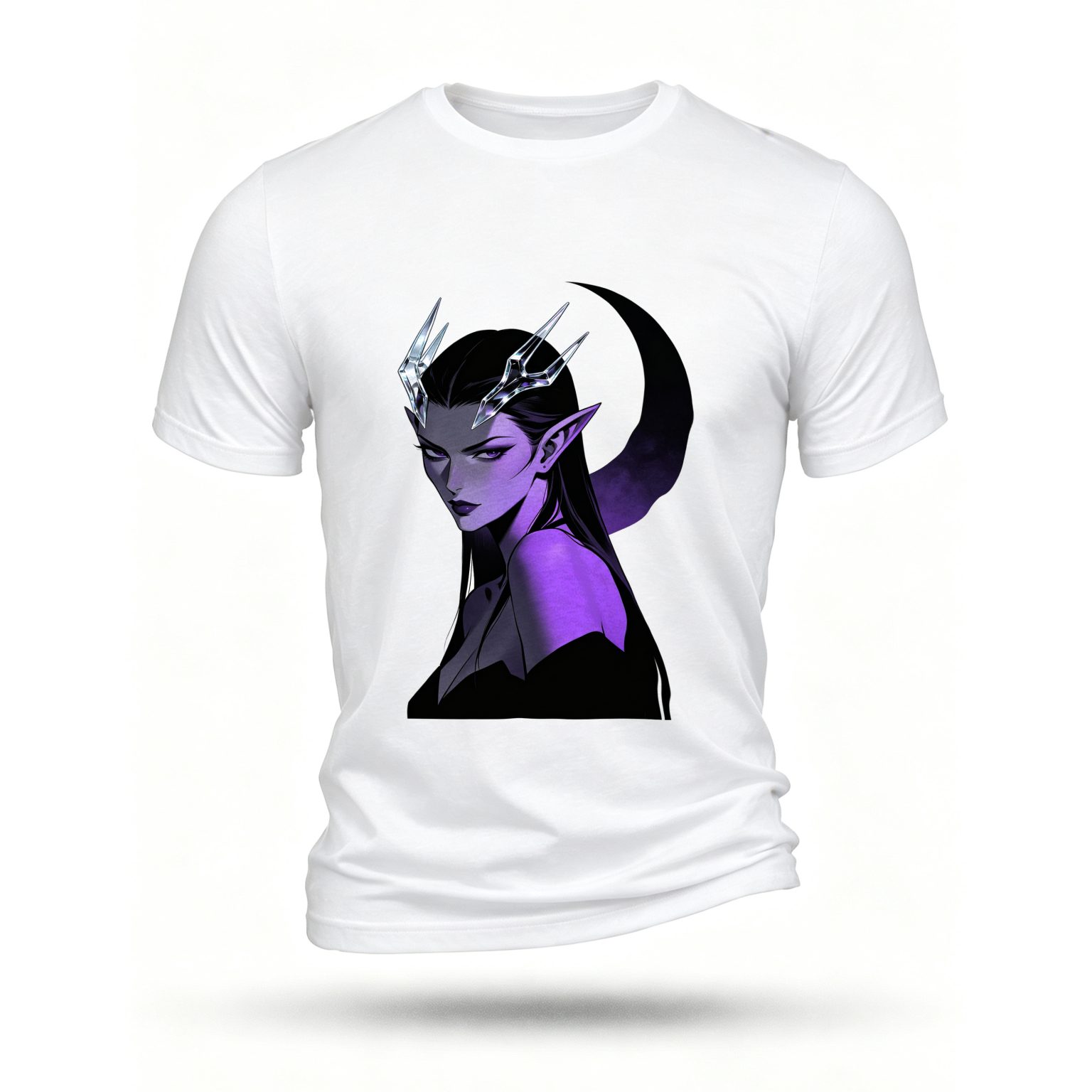 White T-shirt, front print