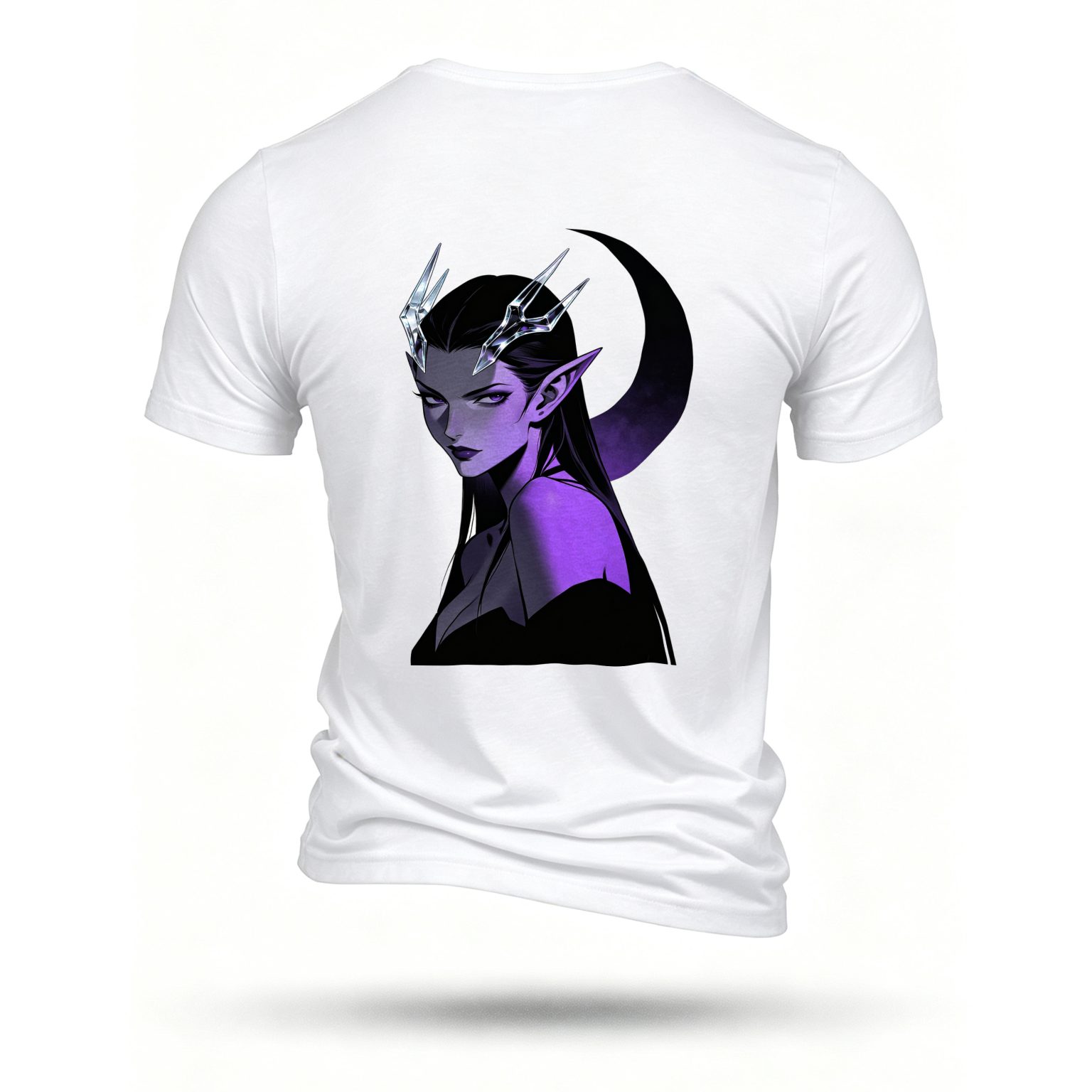 White T-shirt, back print