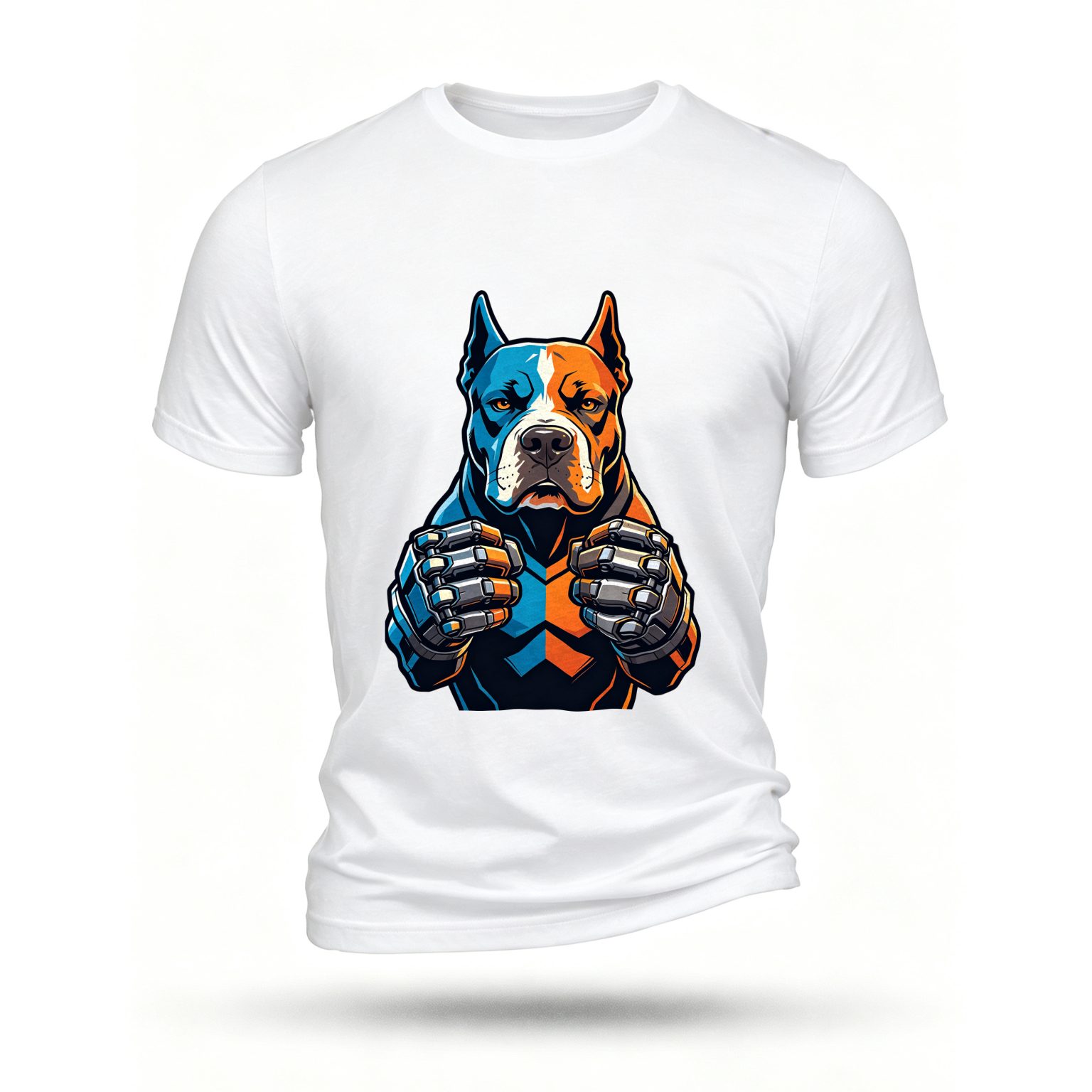 White T-shirt, front print
