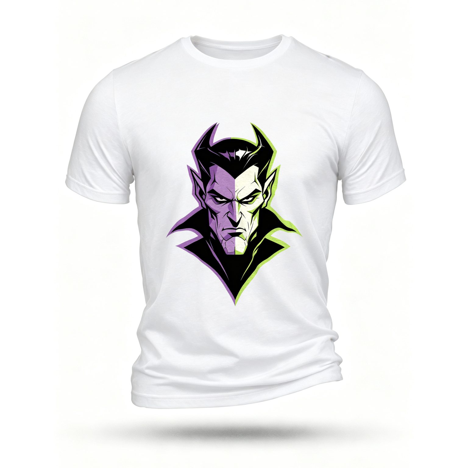 White T-shirt, front print