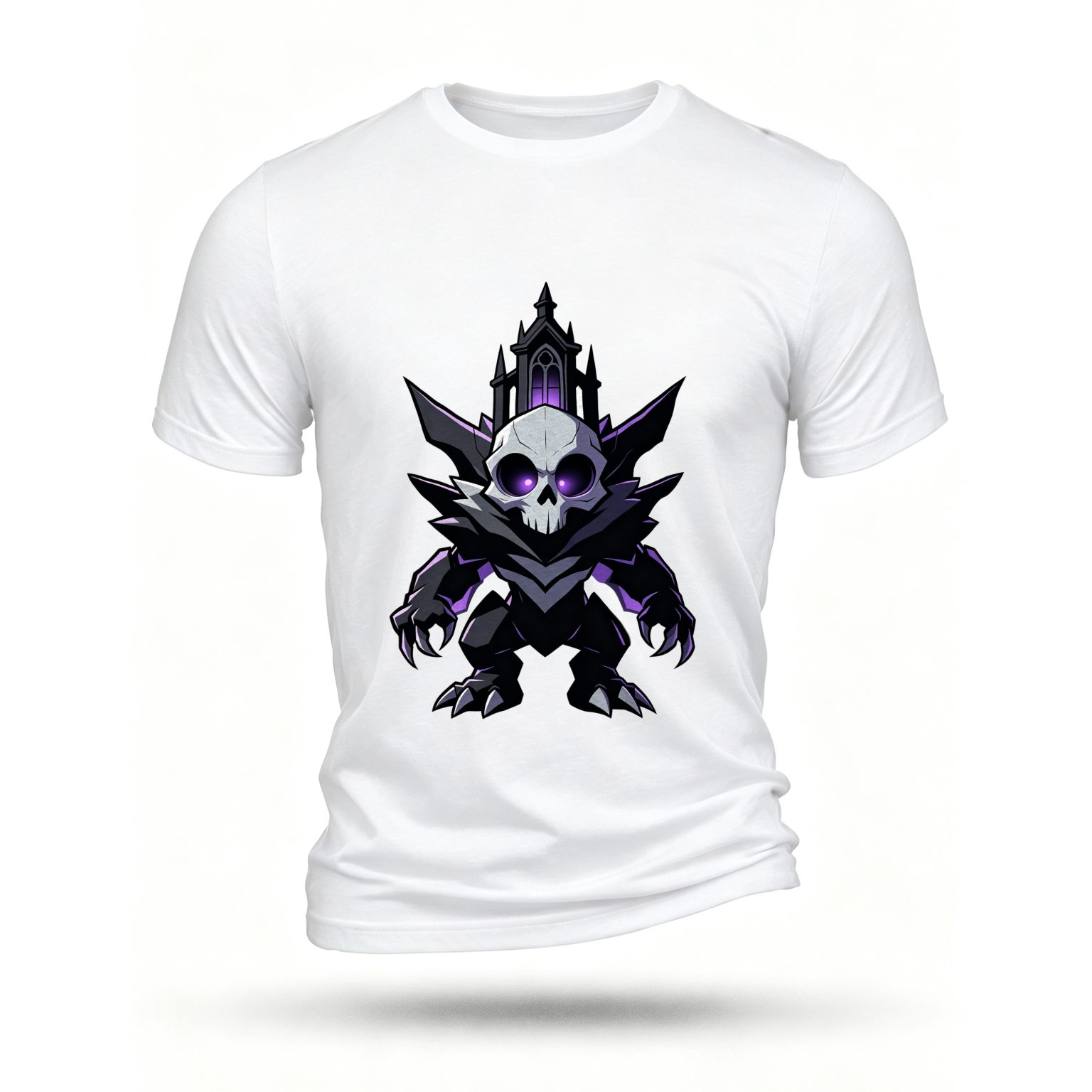White T-shirt, front print