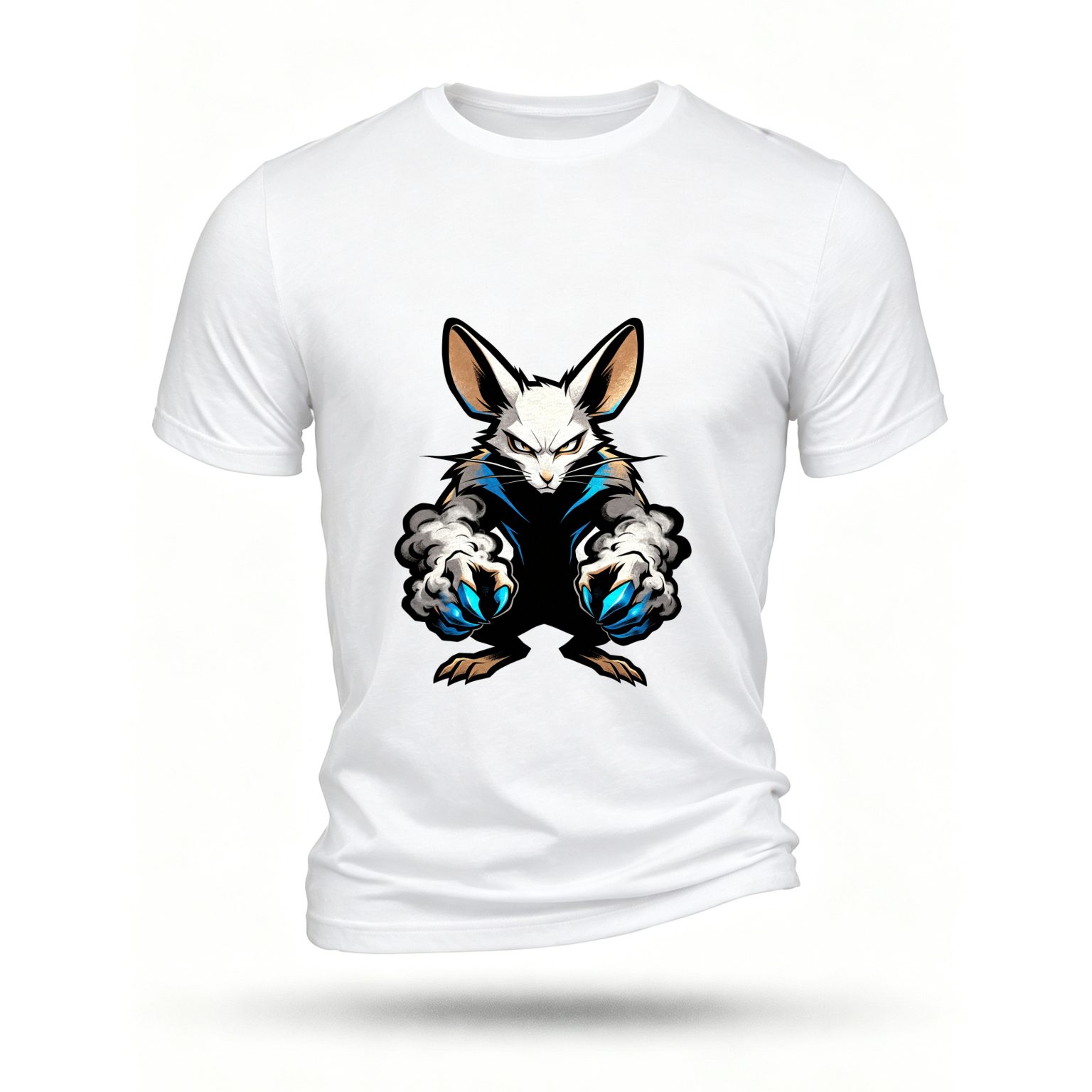 White T-shirt, front print