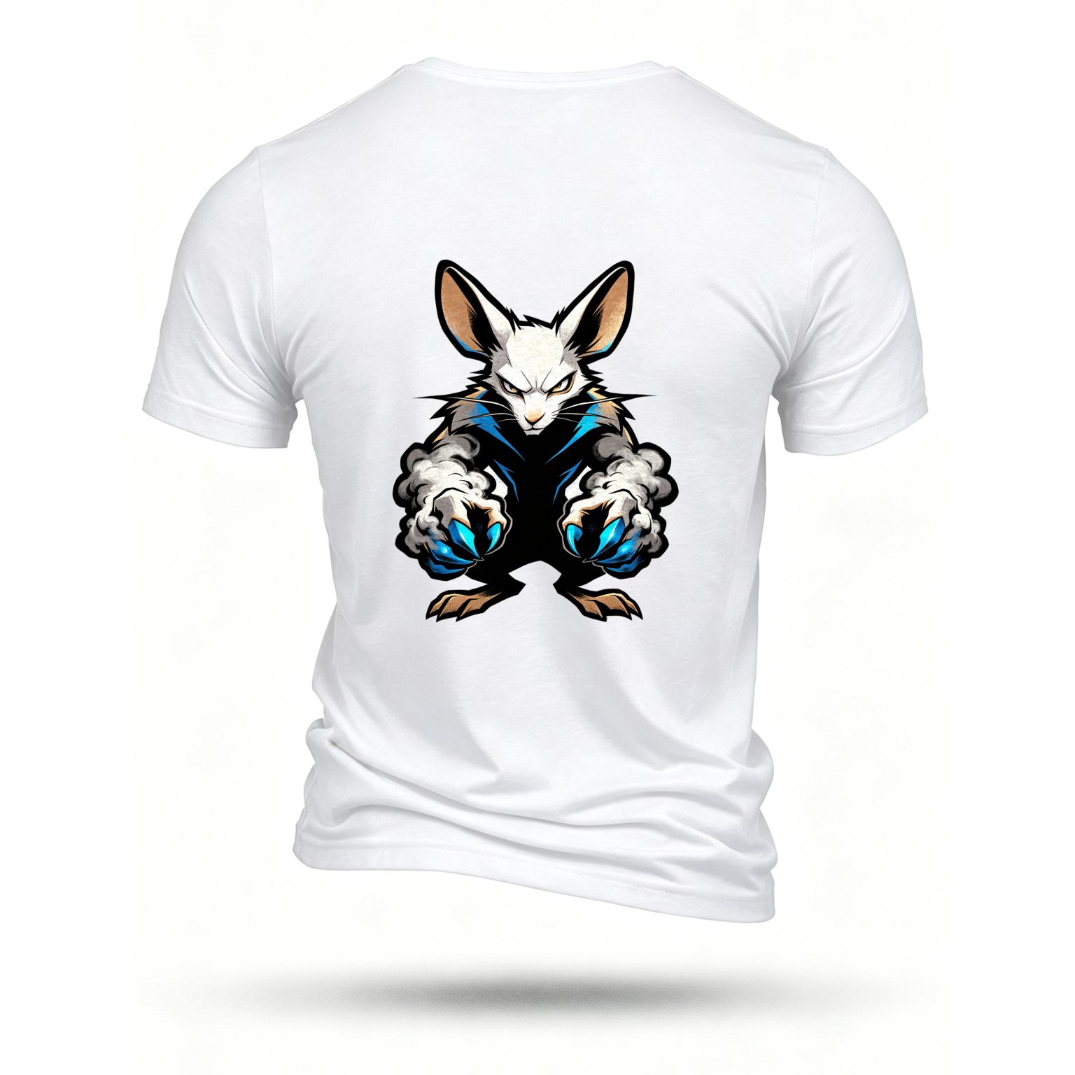 White T-shirt, back print