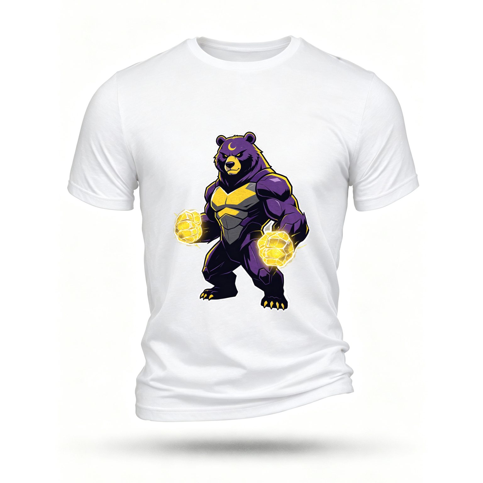 White T-shirt, front print