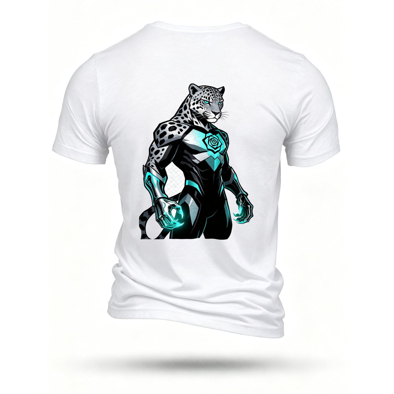 White T-shirt, back print