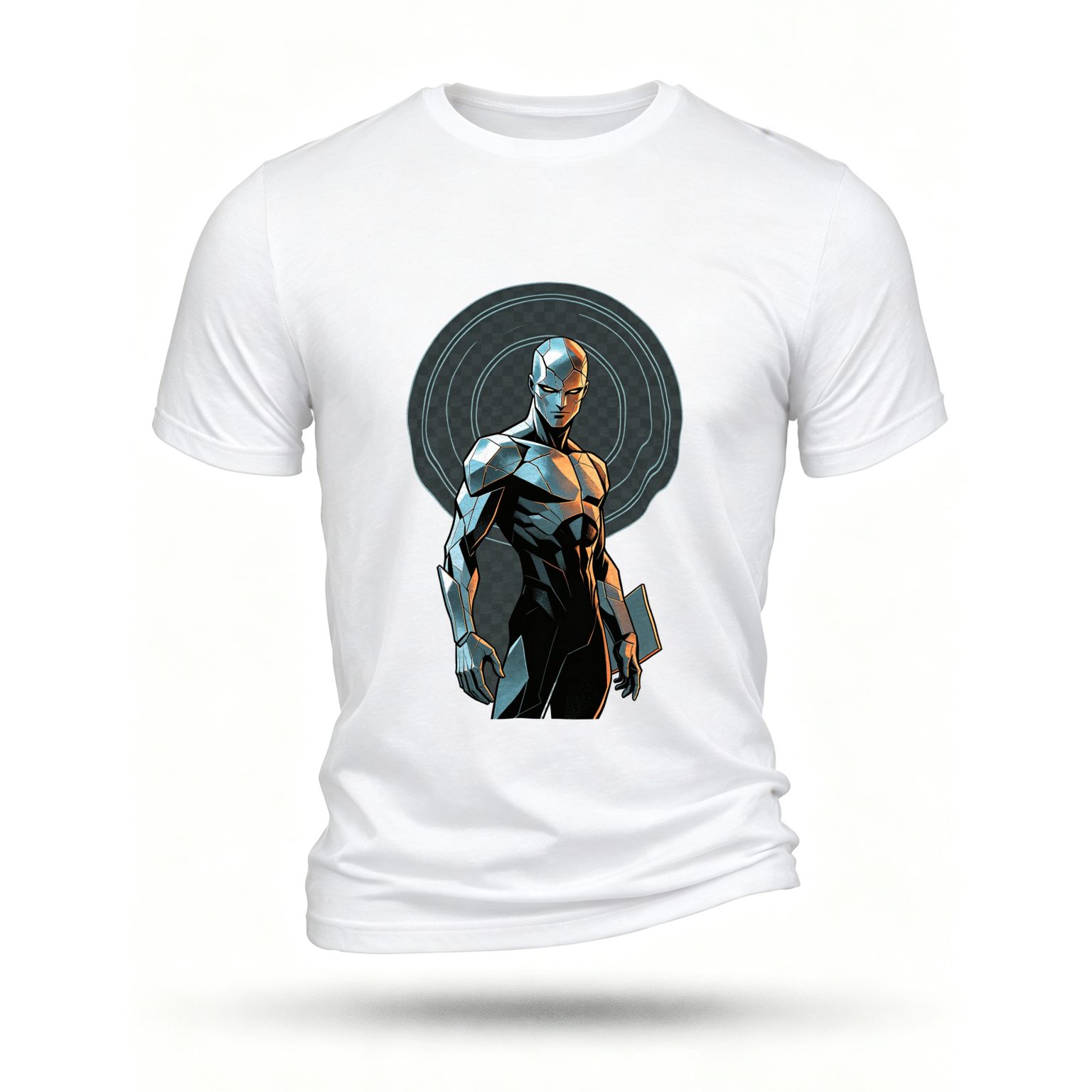 White T-shirt, front print