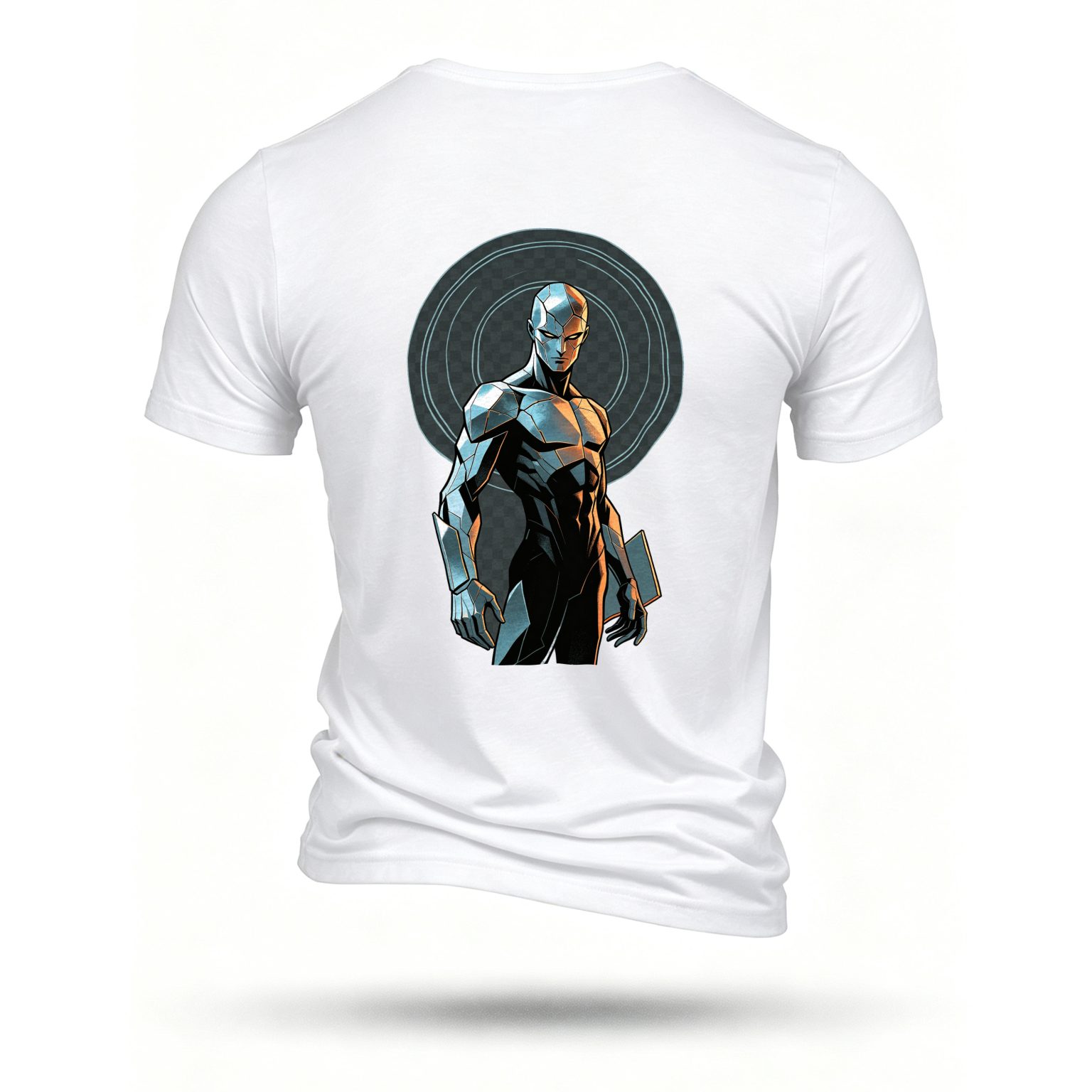 White T-shirt, back print
