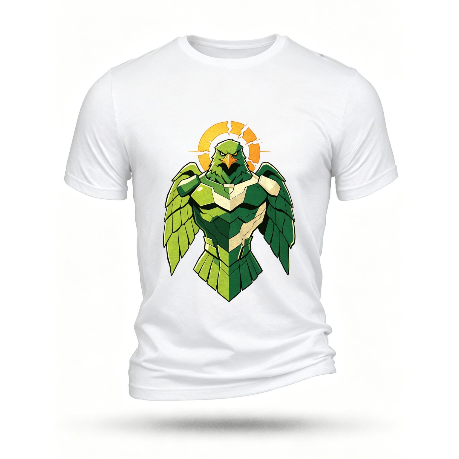 White T-shirt, front print