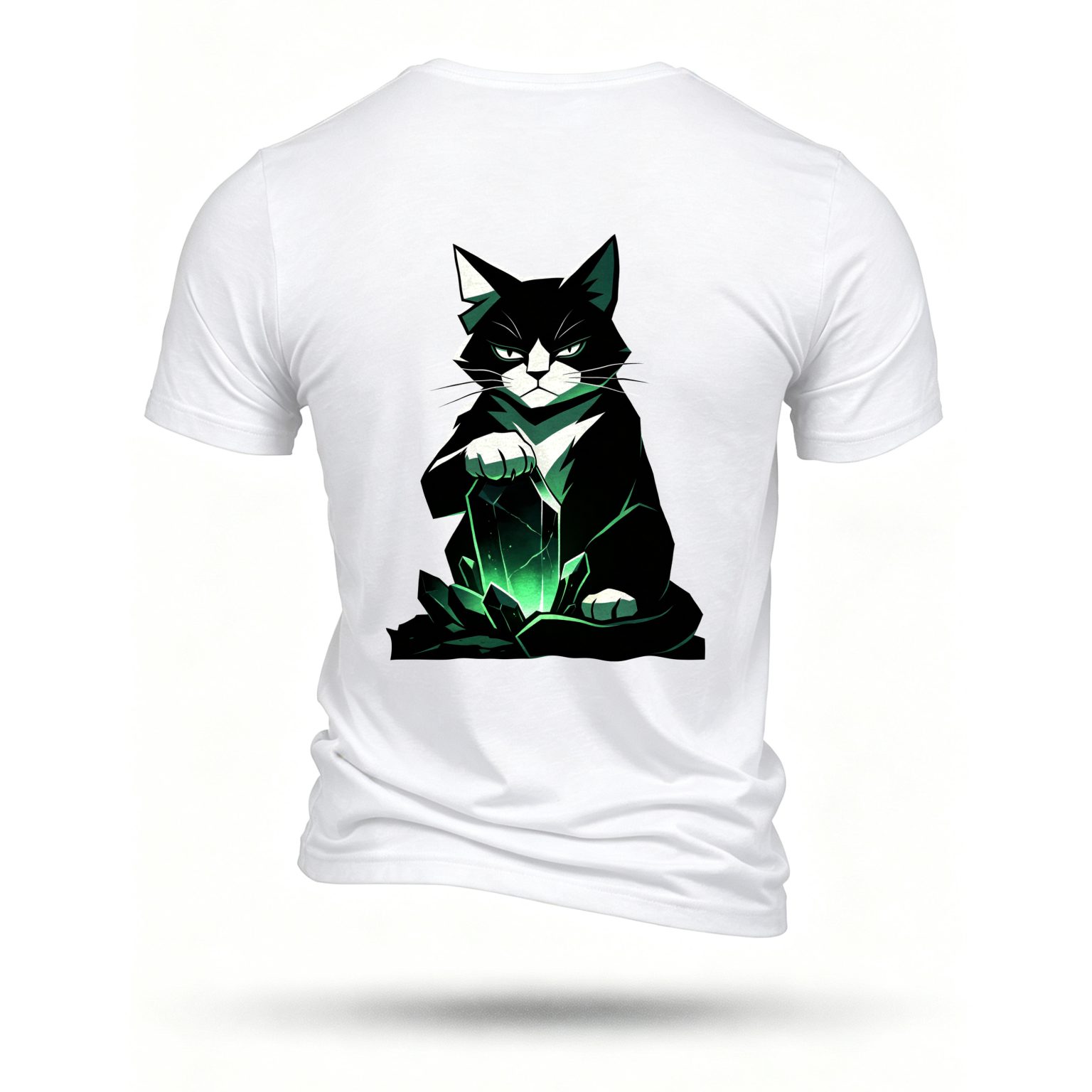 White T-shirt, back print