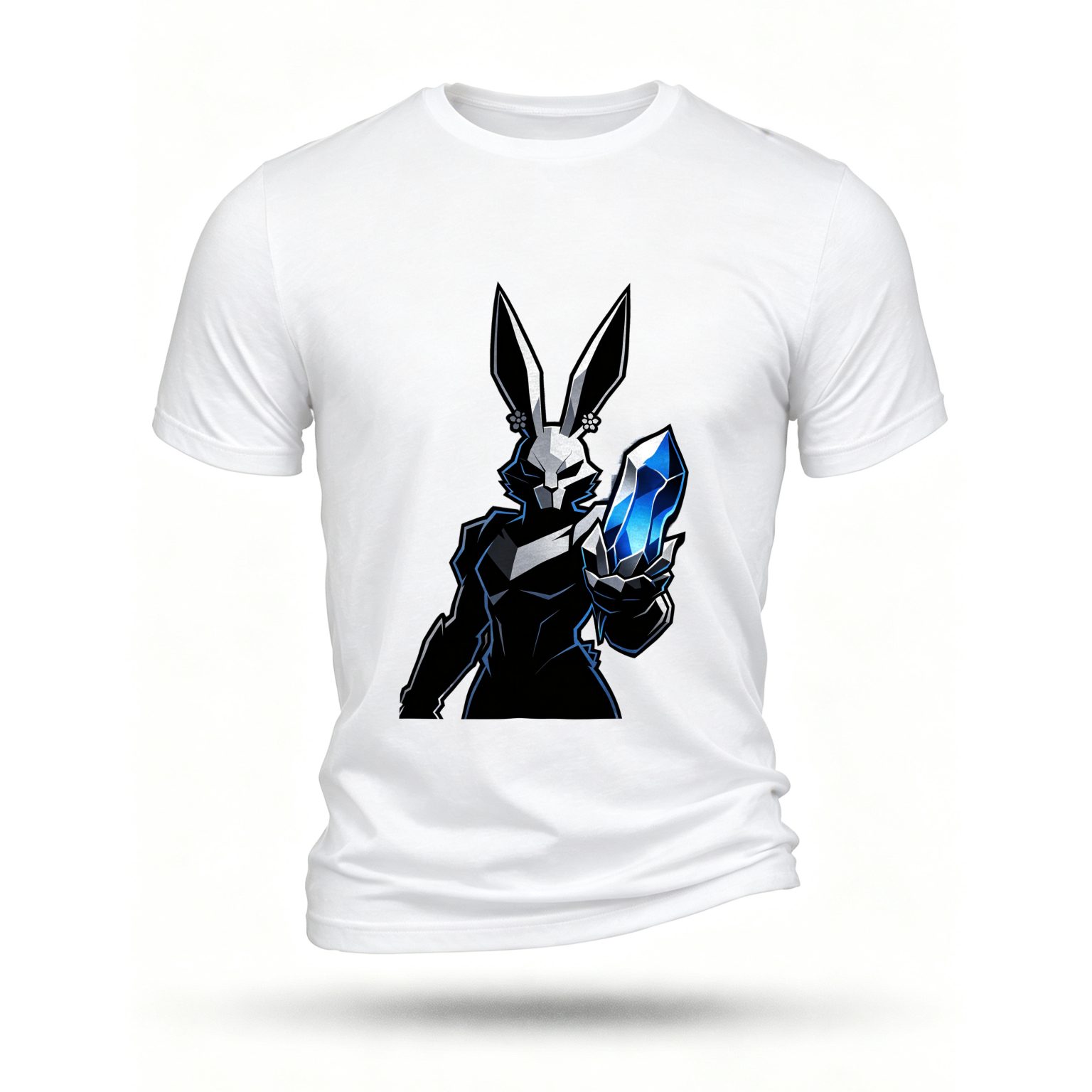 White T-shirt, front print
