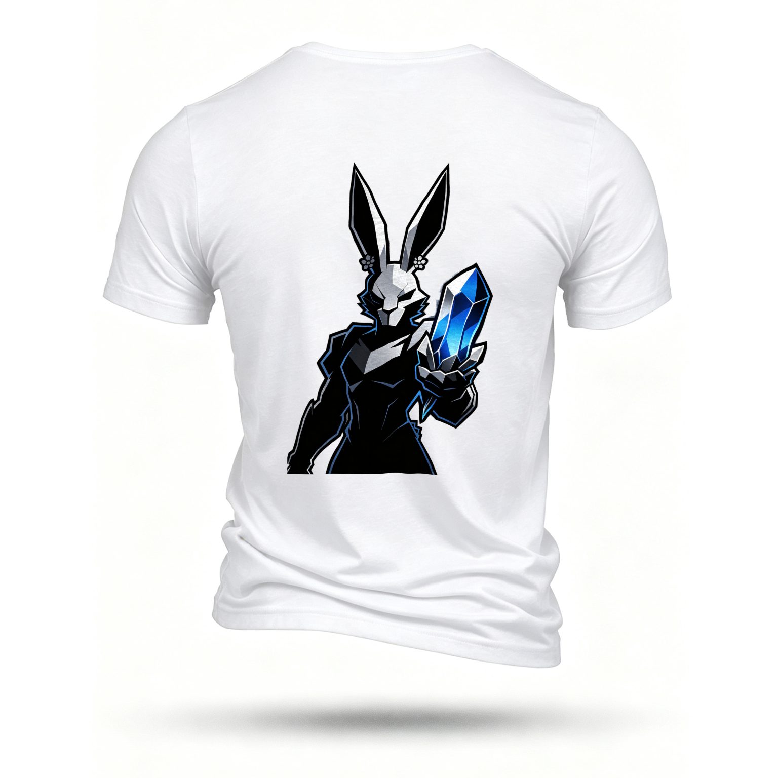 White T-shirt, back print