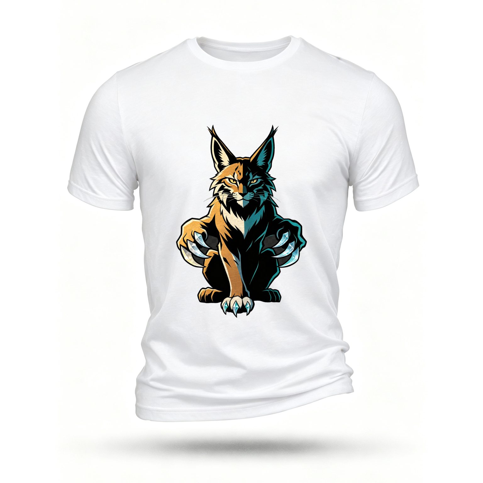 White T-shirt, front print