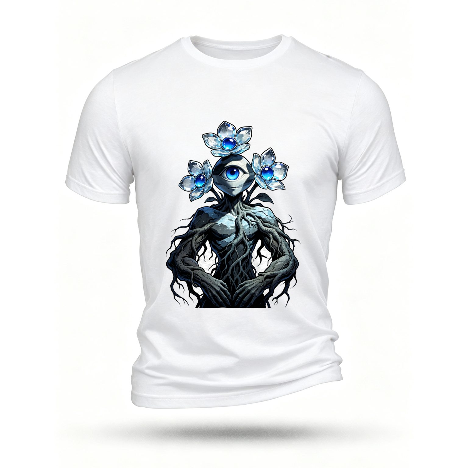 White T-shirt, front print