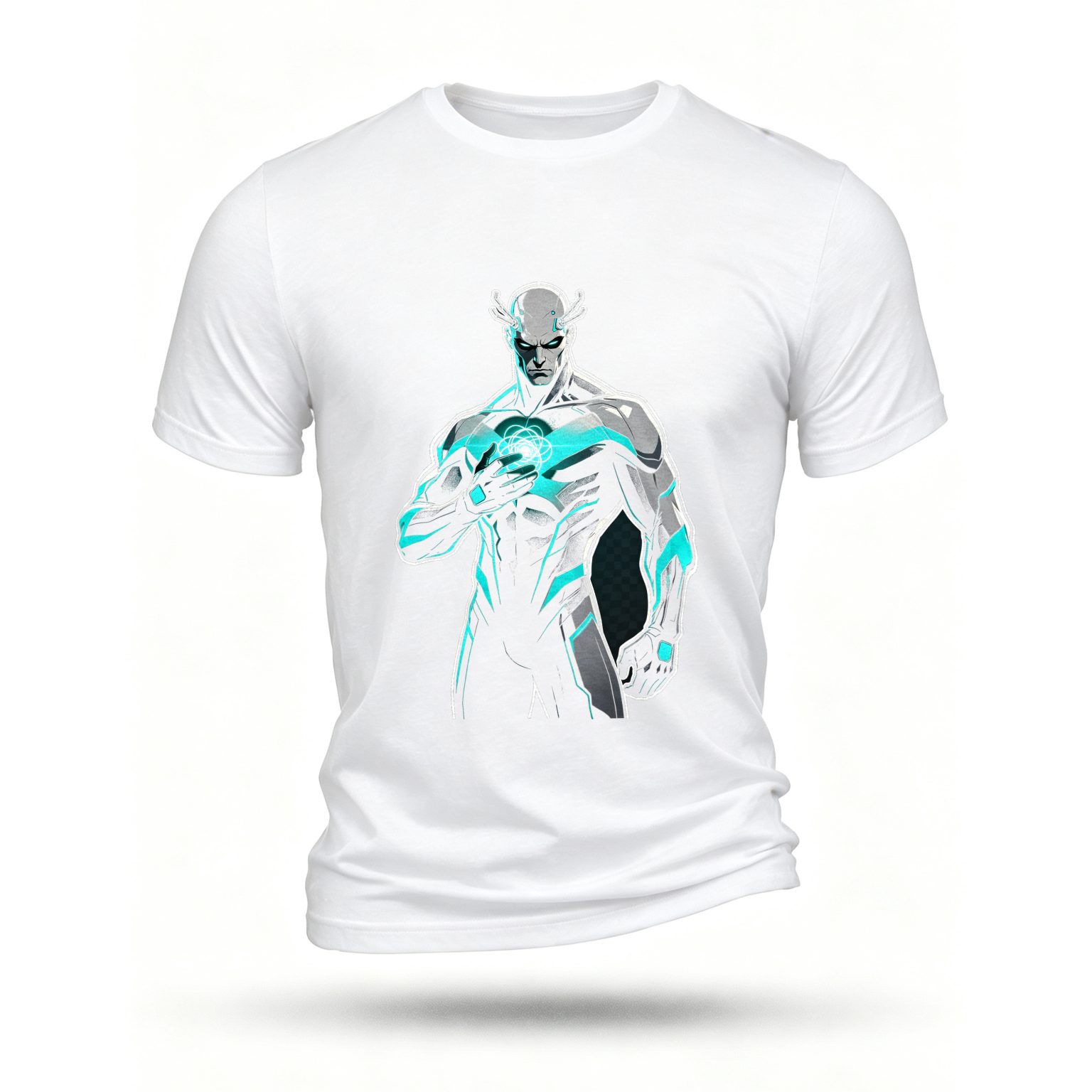 White T-shirt, front print