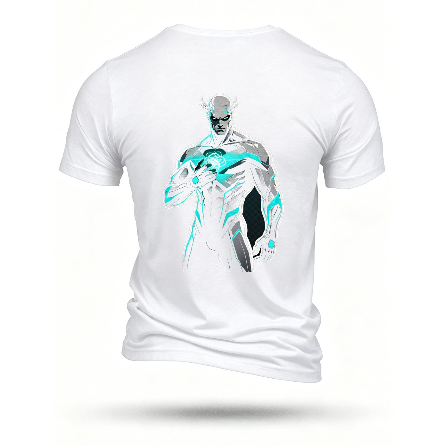 White T-shirt, back print