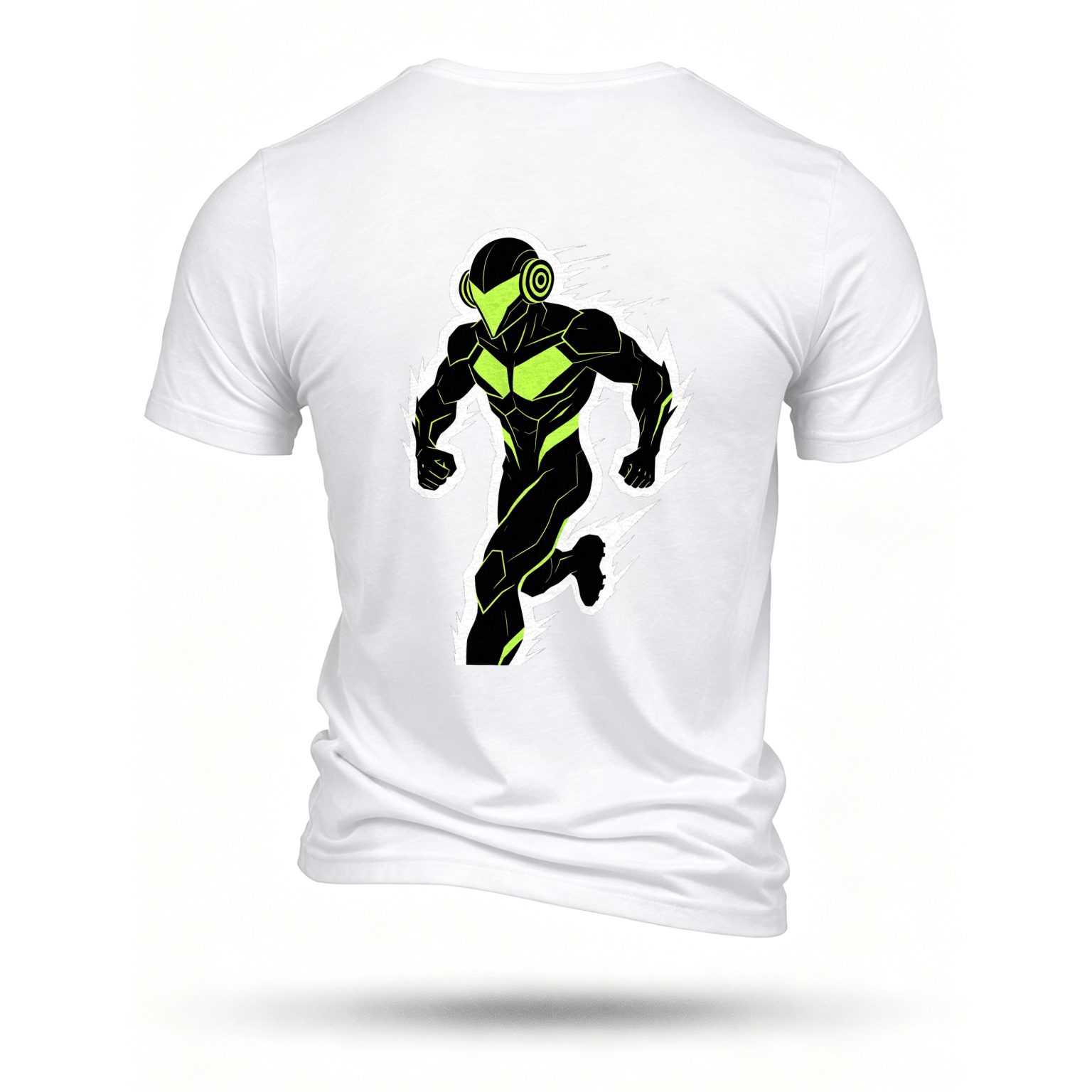 White T-shirt, back print