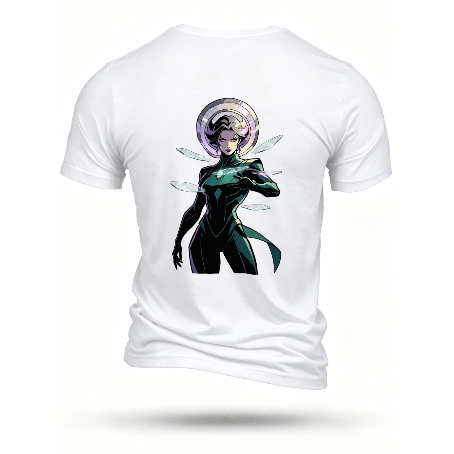 White T-shirt, back print