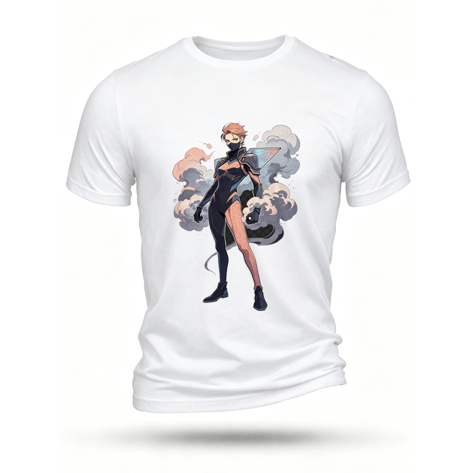 White T-shirt, front print