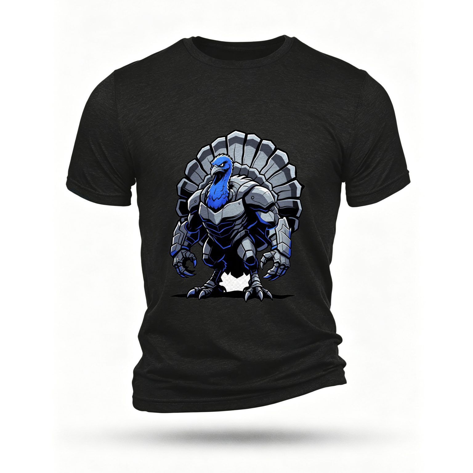 Black T-shirt, front print