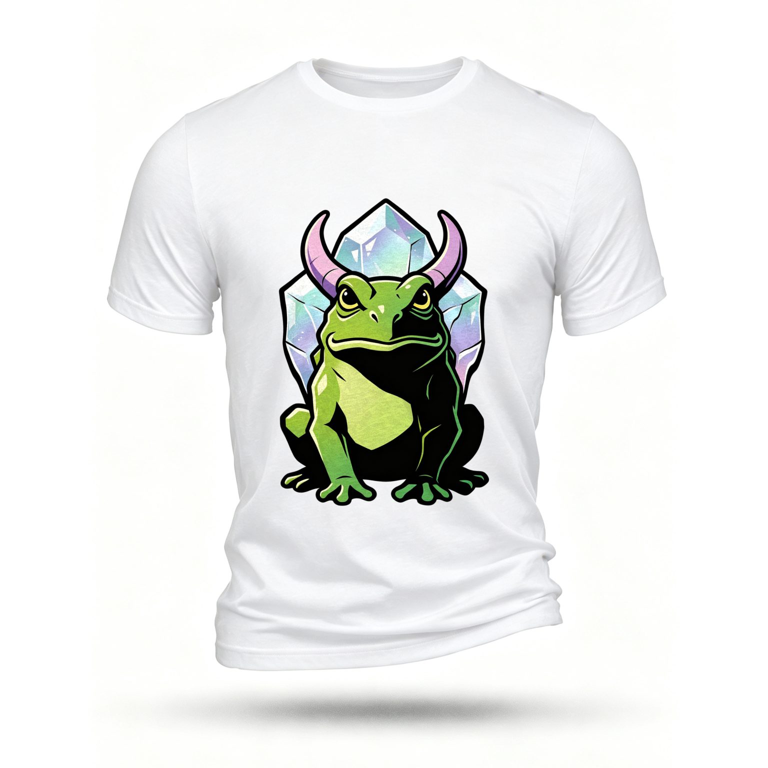 White T-shirt, front print