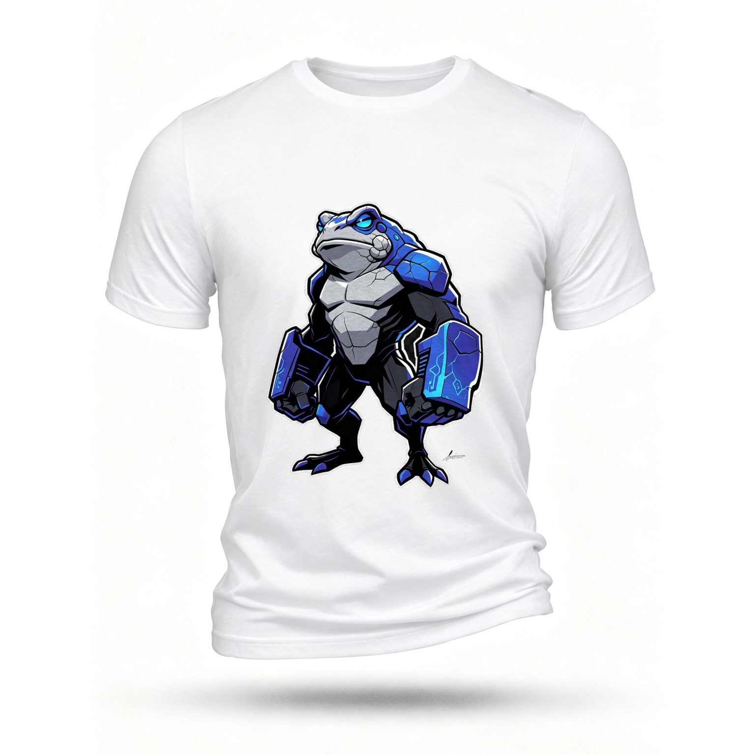 White T-shirt, front print