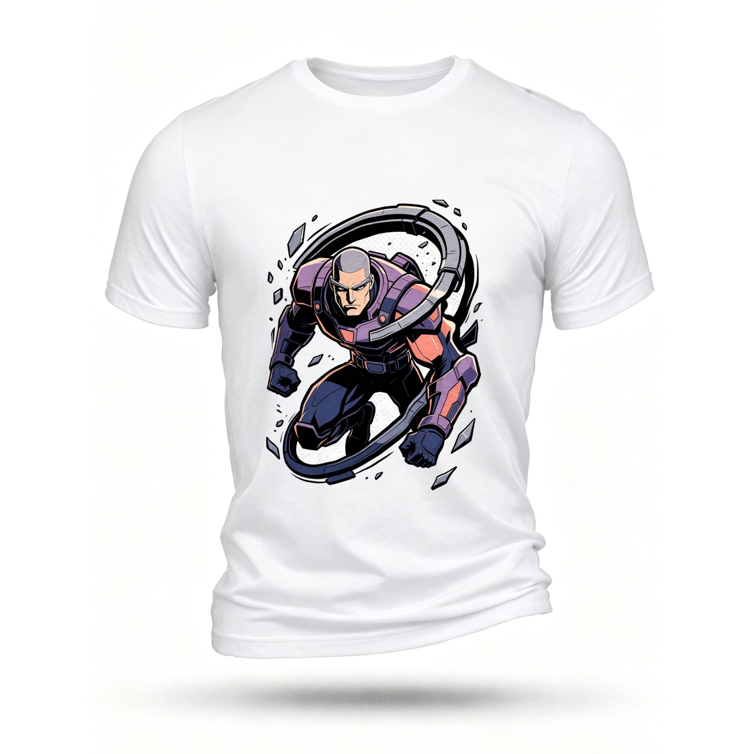 White T-shirt, front print