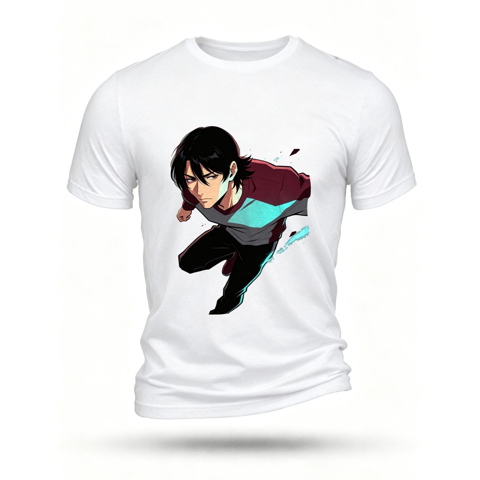 White T-shirt, front print