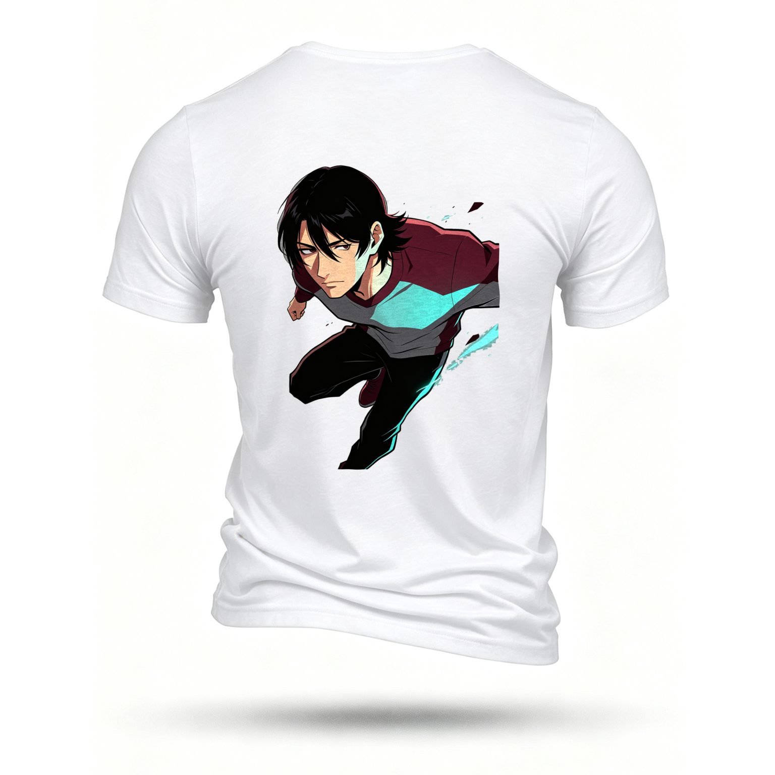 White T-shirt, back print
