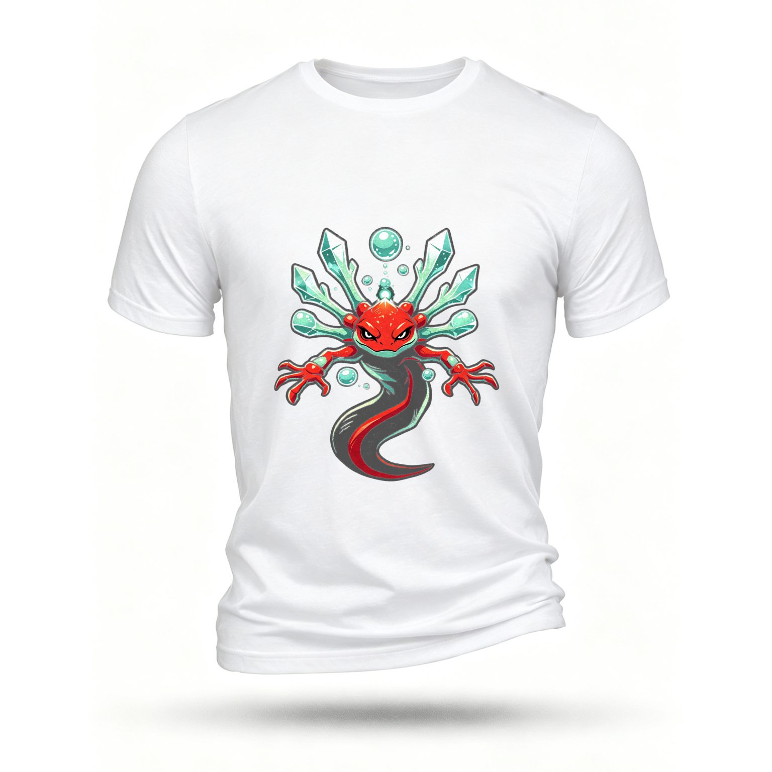 White T-shirt, front print