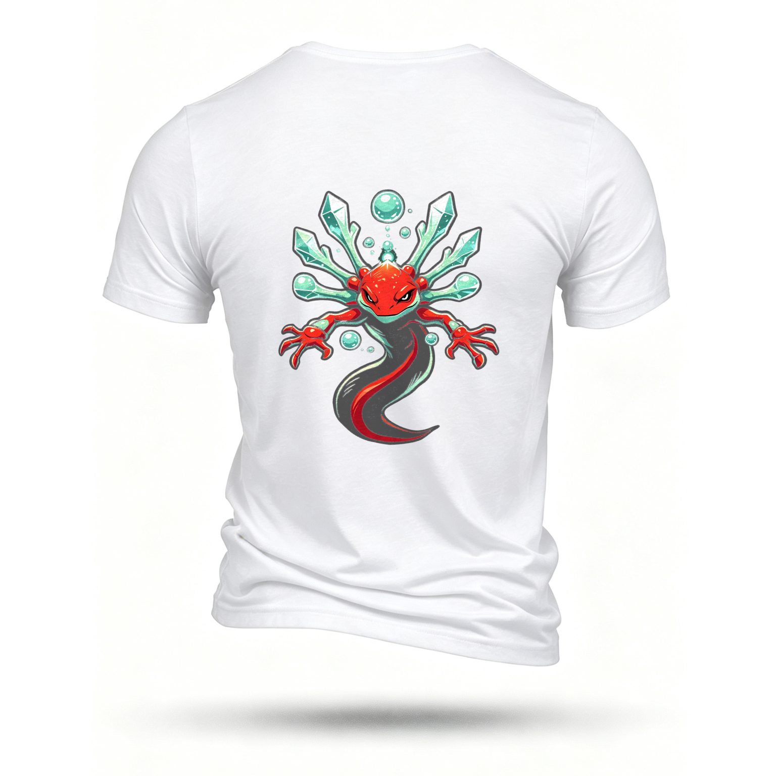 White T-shirt, back print