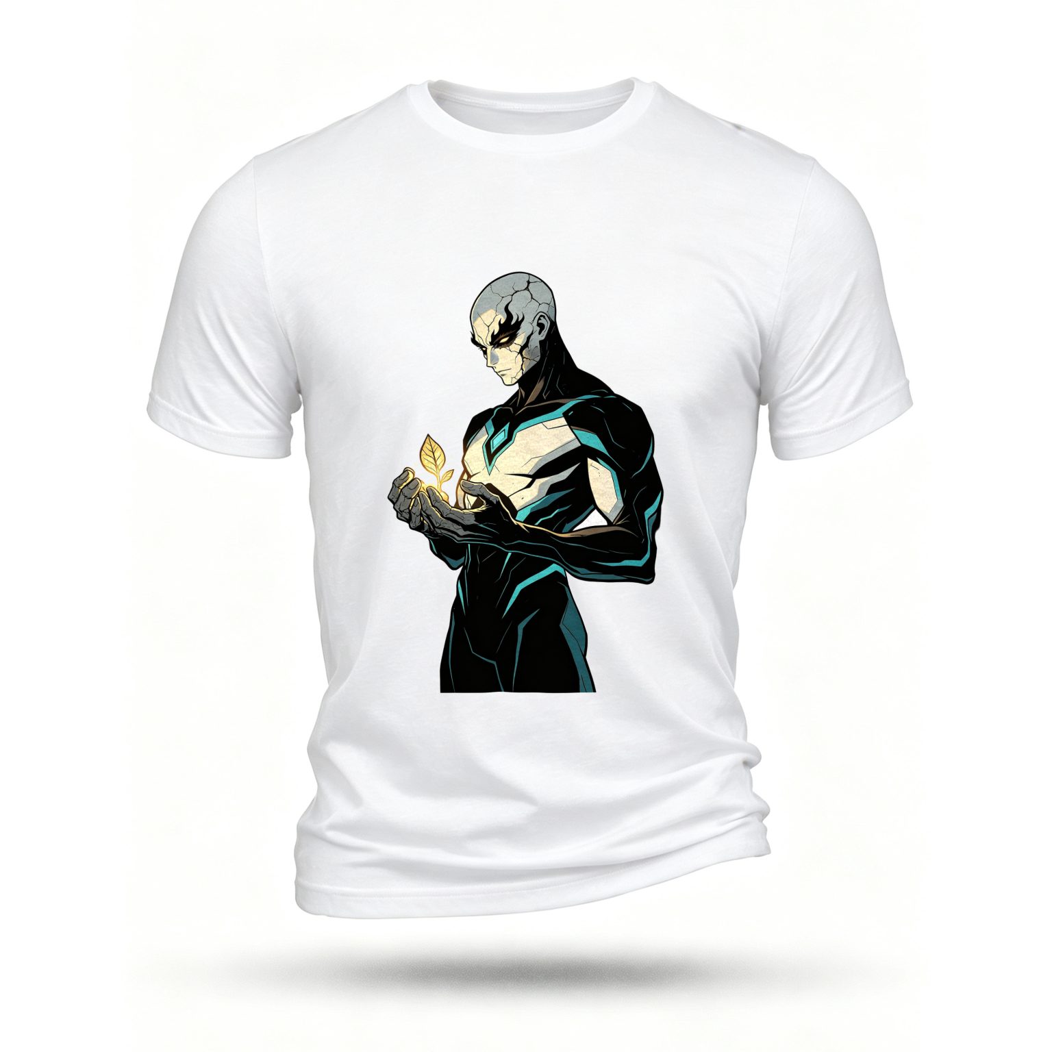 White T-shirt, front print