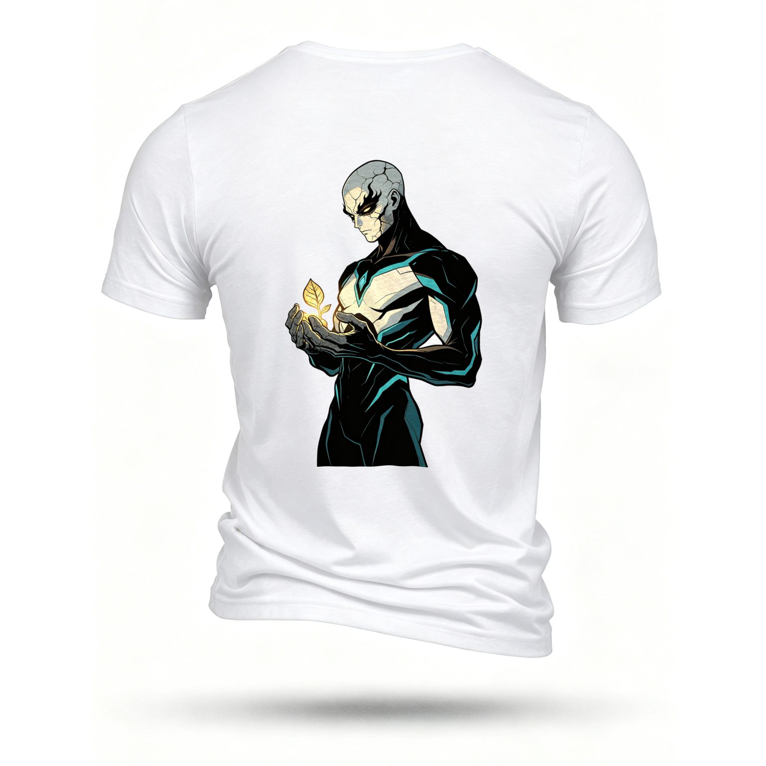 White T-shirt, back print