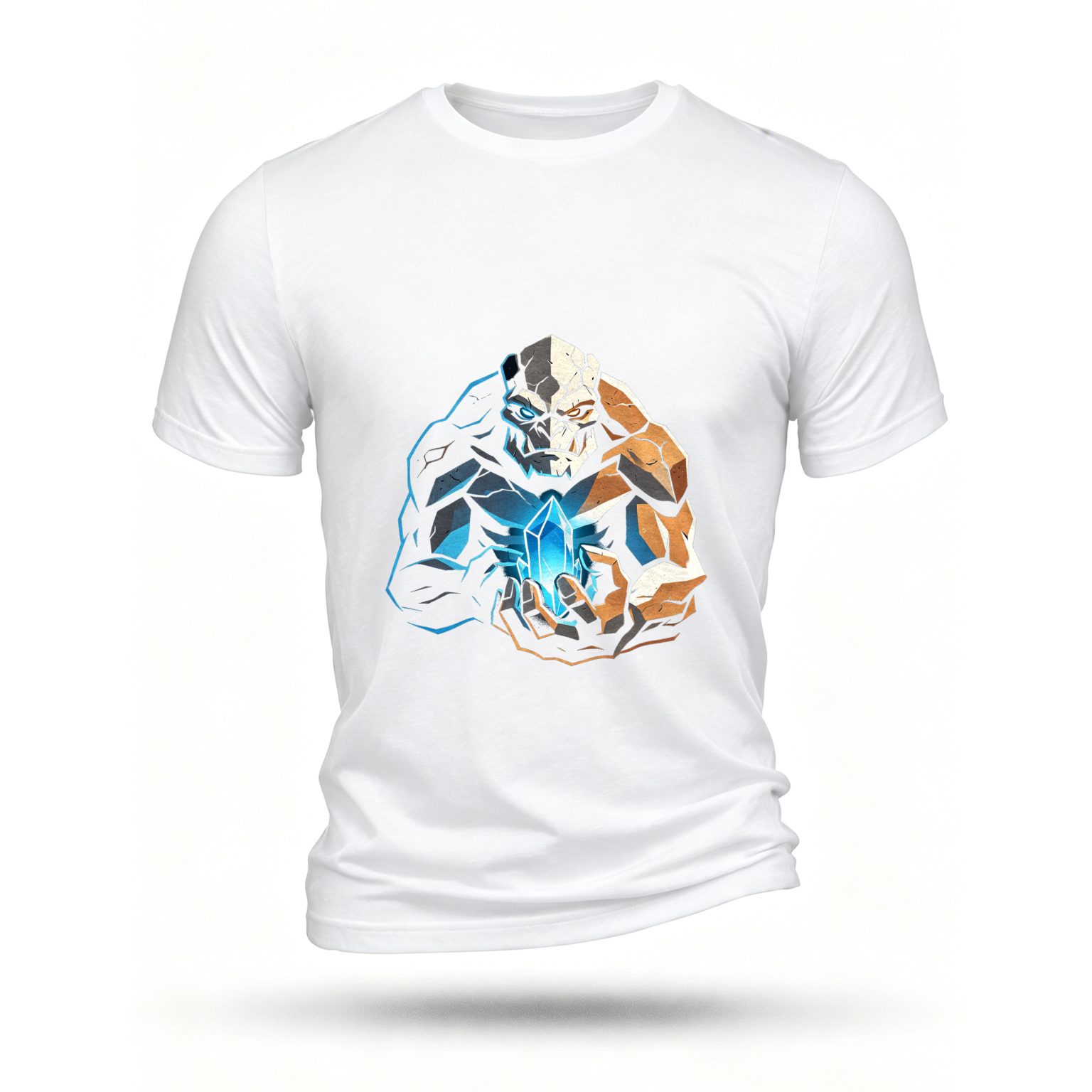 White T-shirt, front print