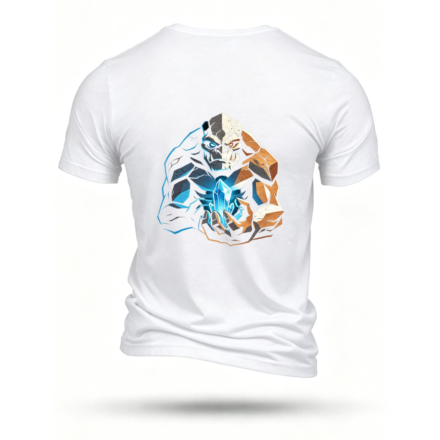 White T-shirt, back print