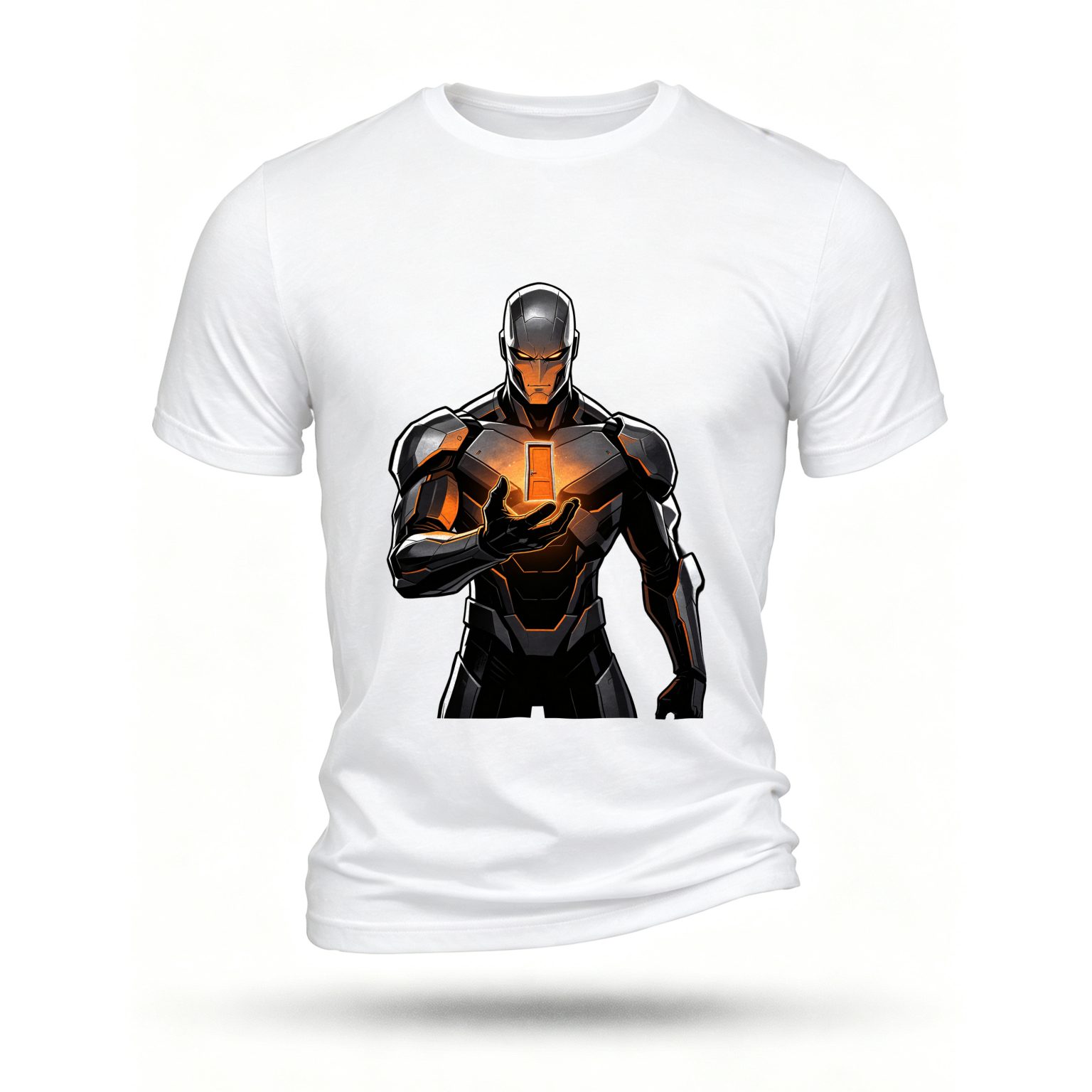 White T-shirt, front print