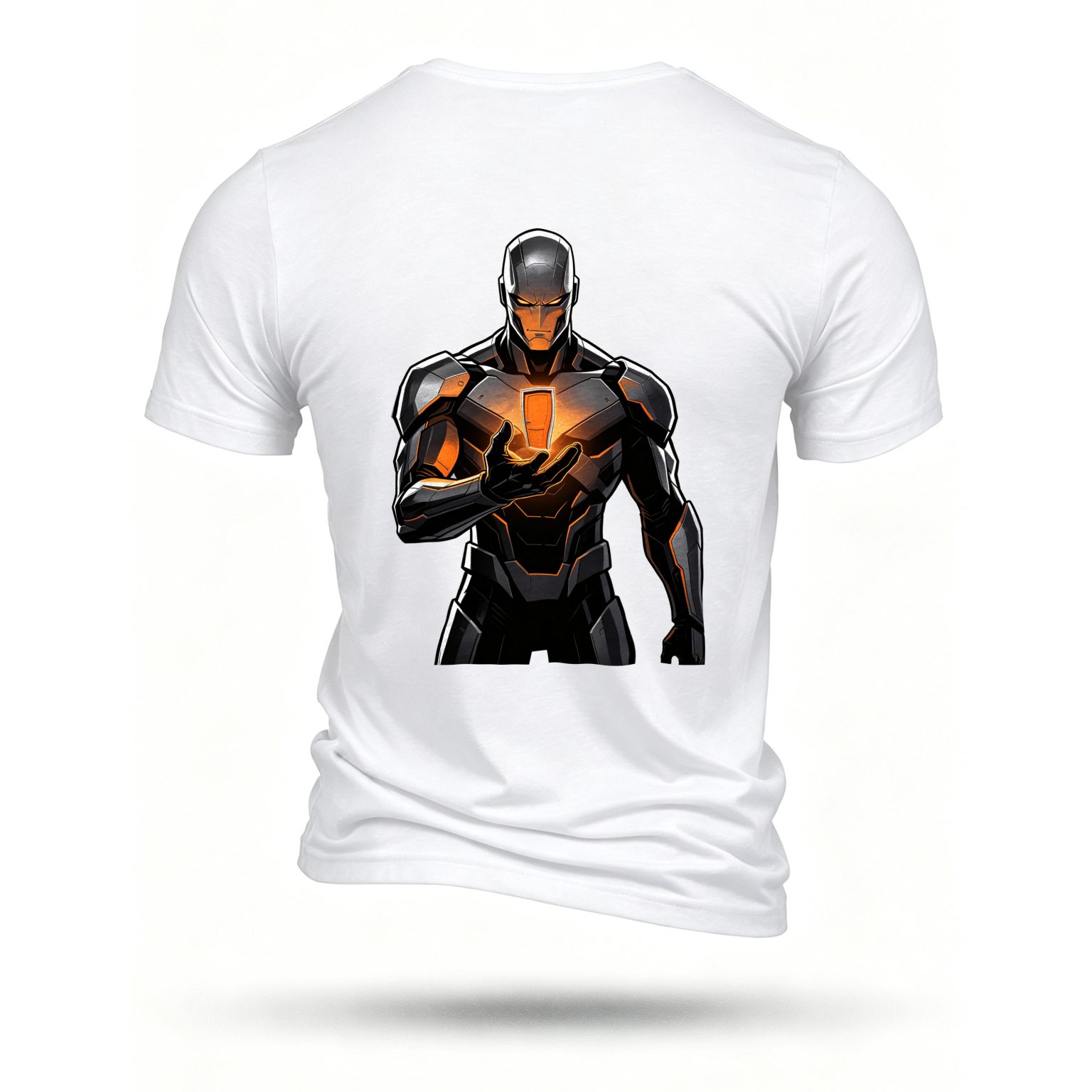 White T-shirt, back print