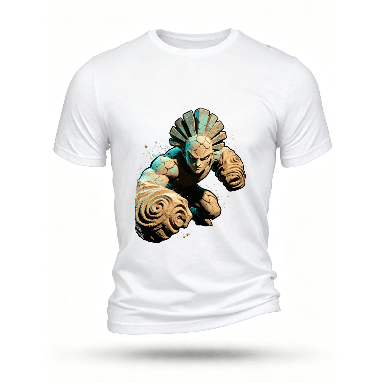 White T-shirt, front print