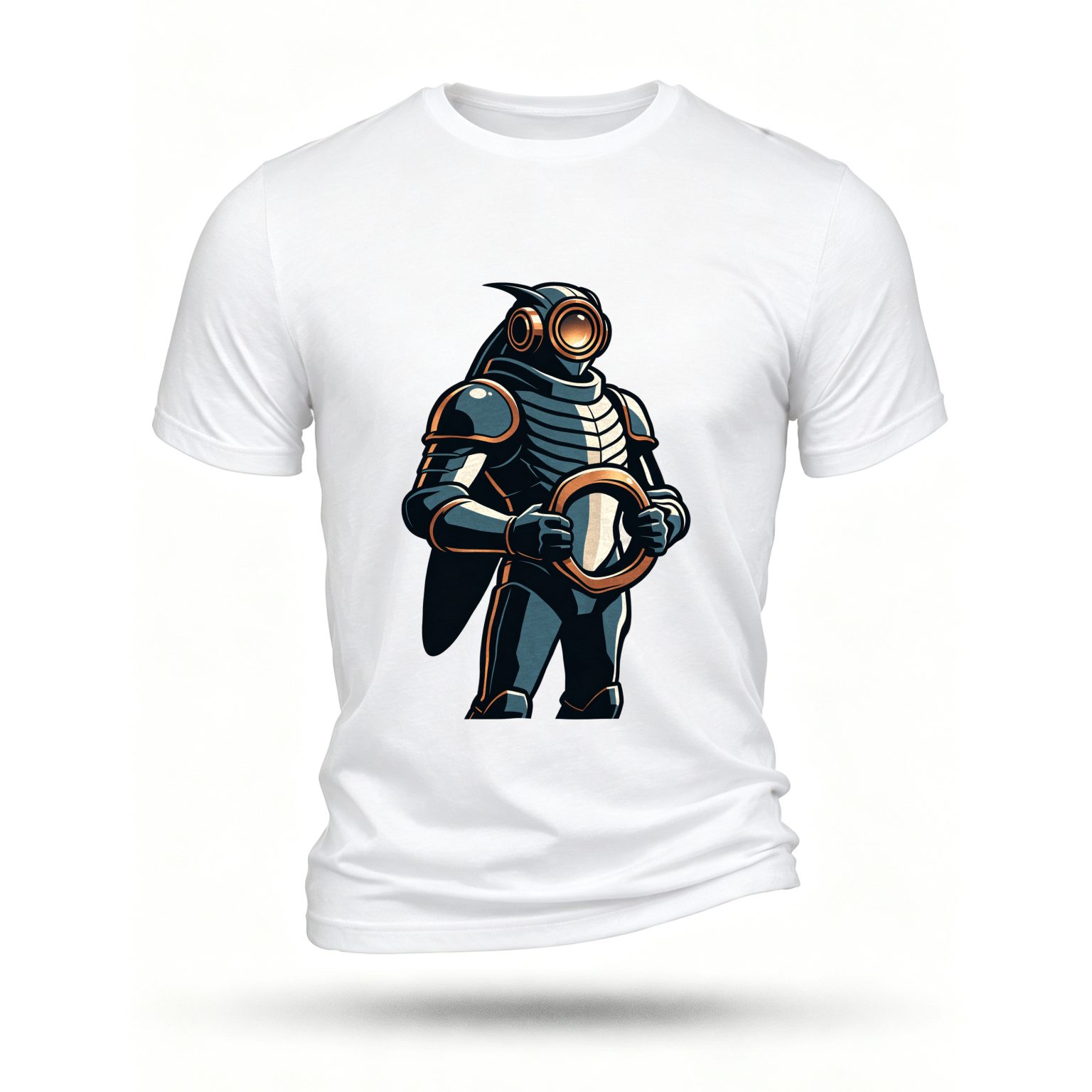 White T-shirt, front print