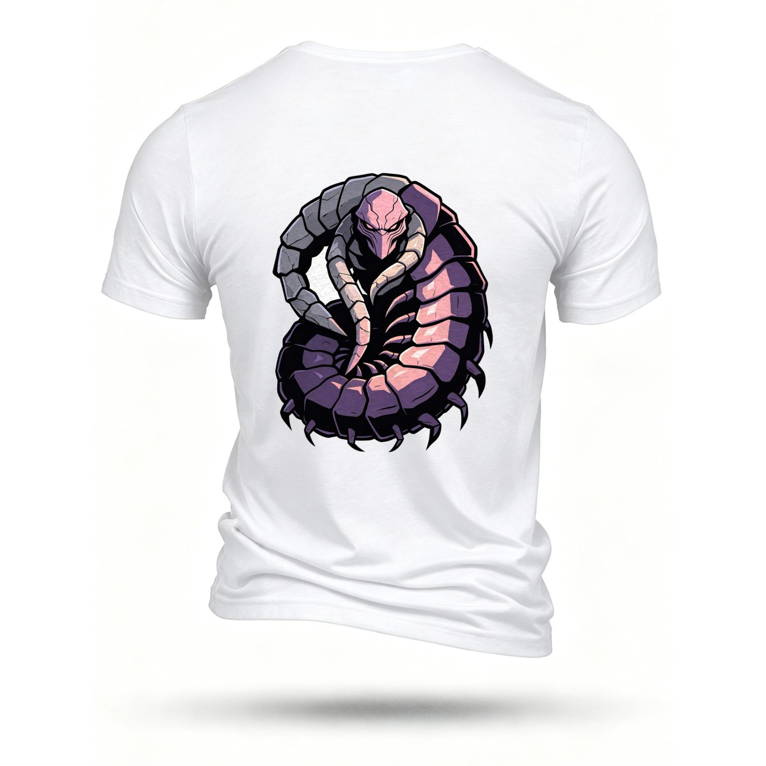 White T-shirt, back print