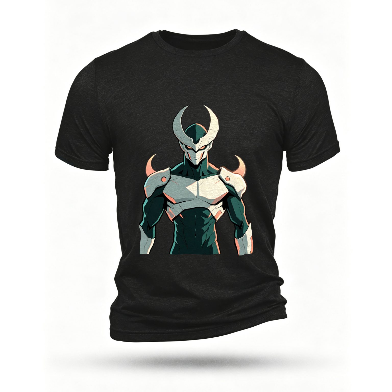 Black T-shirt, front print
