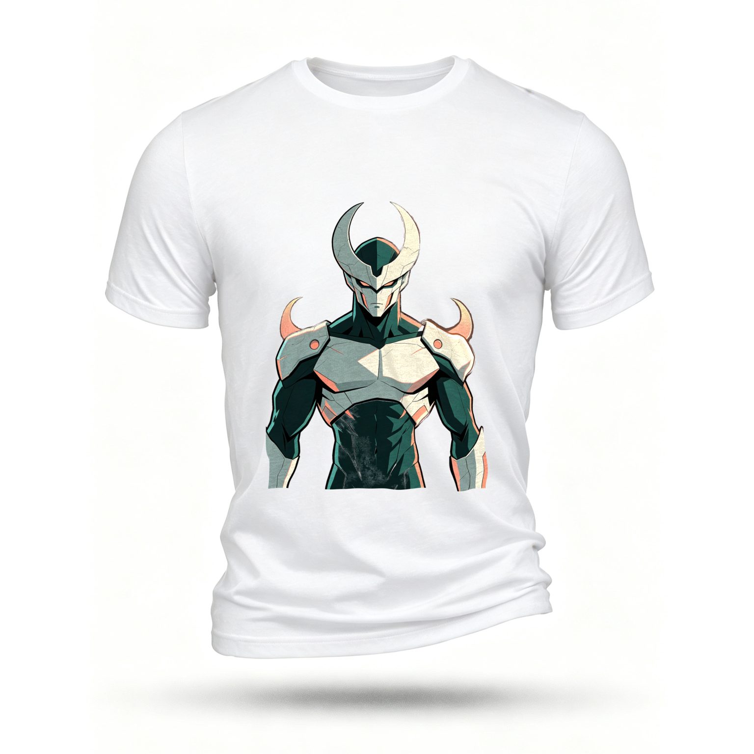 White T-shirt, front print