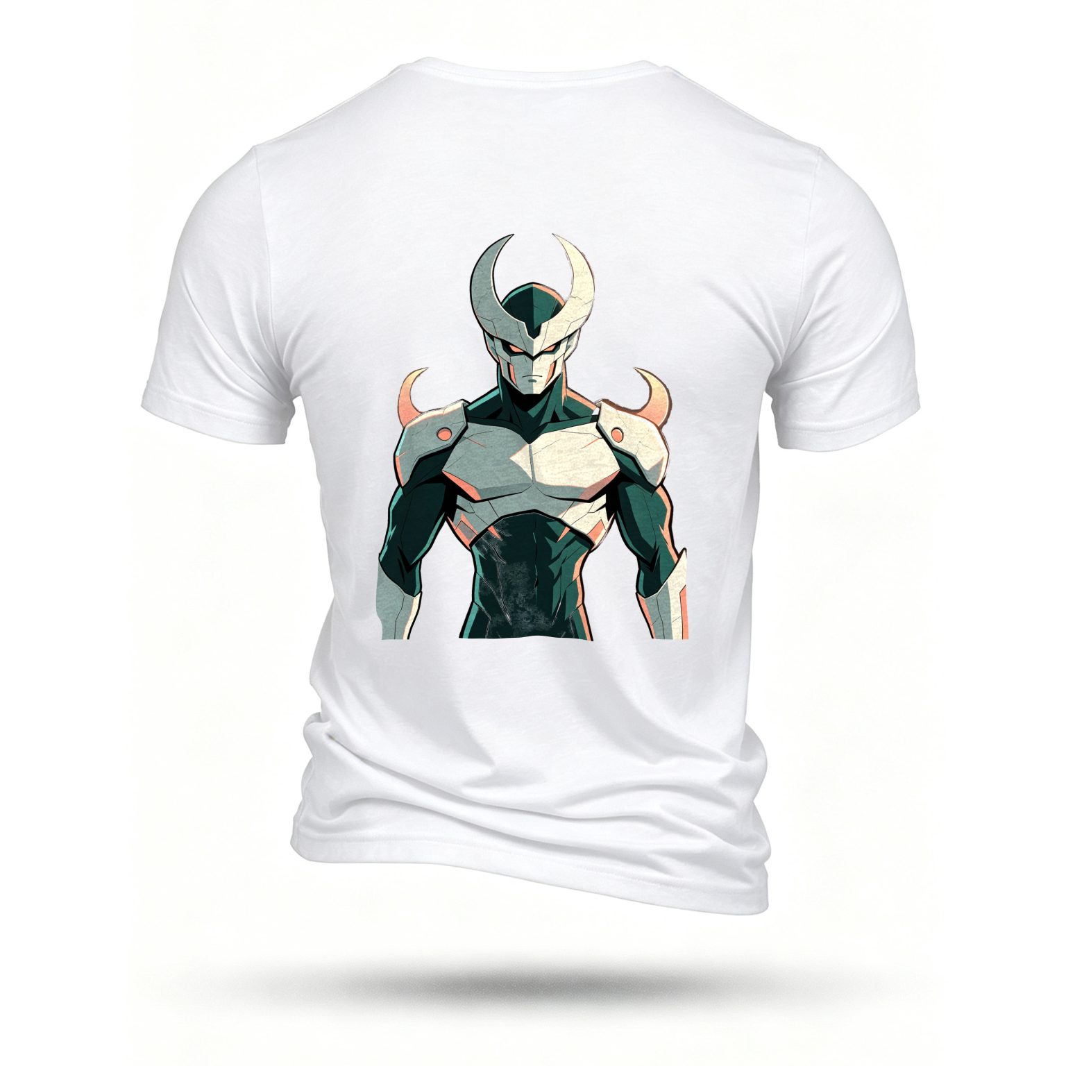 White T-shirt, back print