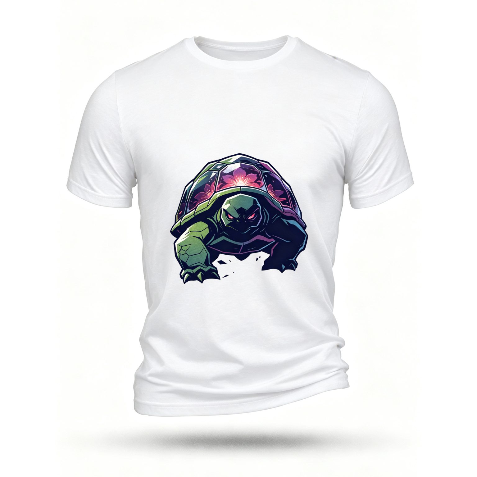 White T-shirt, front print