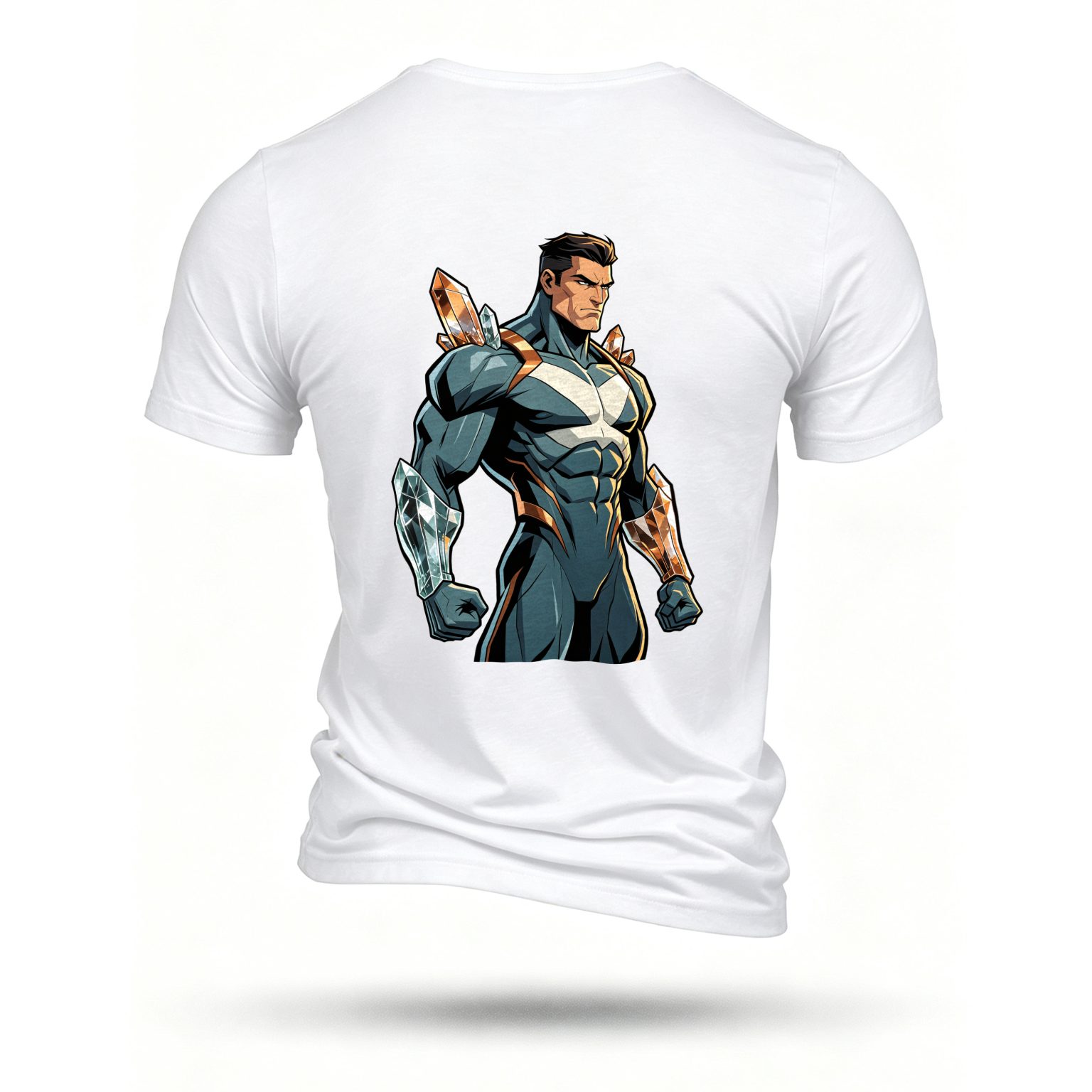 White T-shirt, back print
