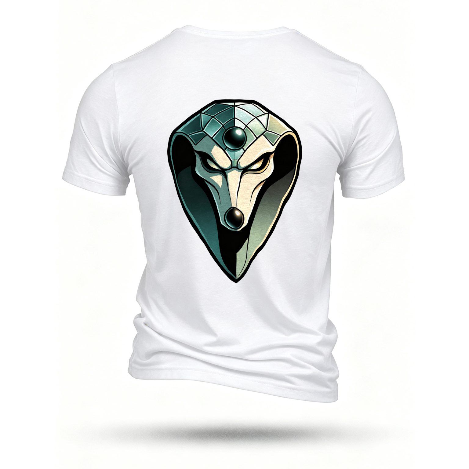White T-shirt, back print