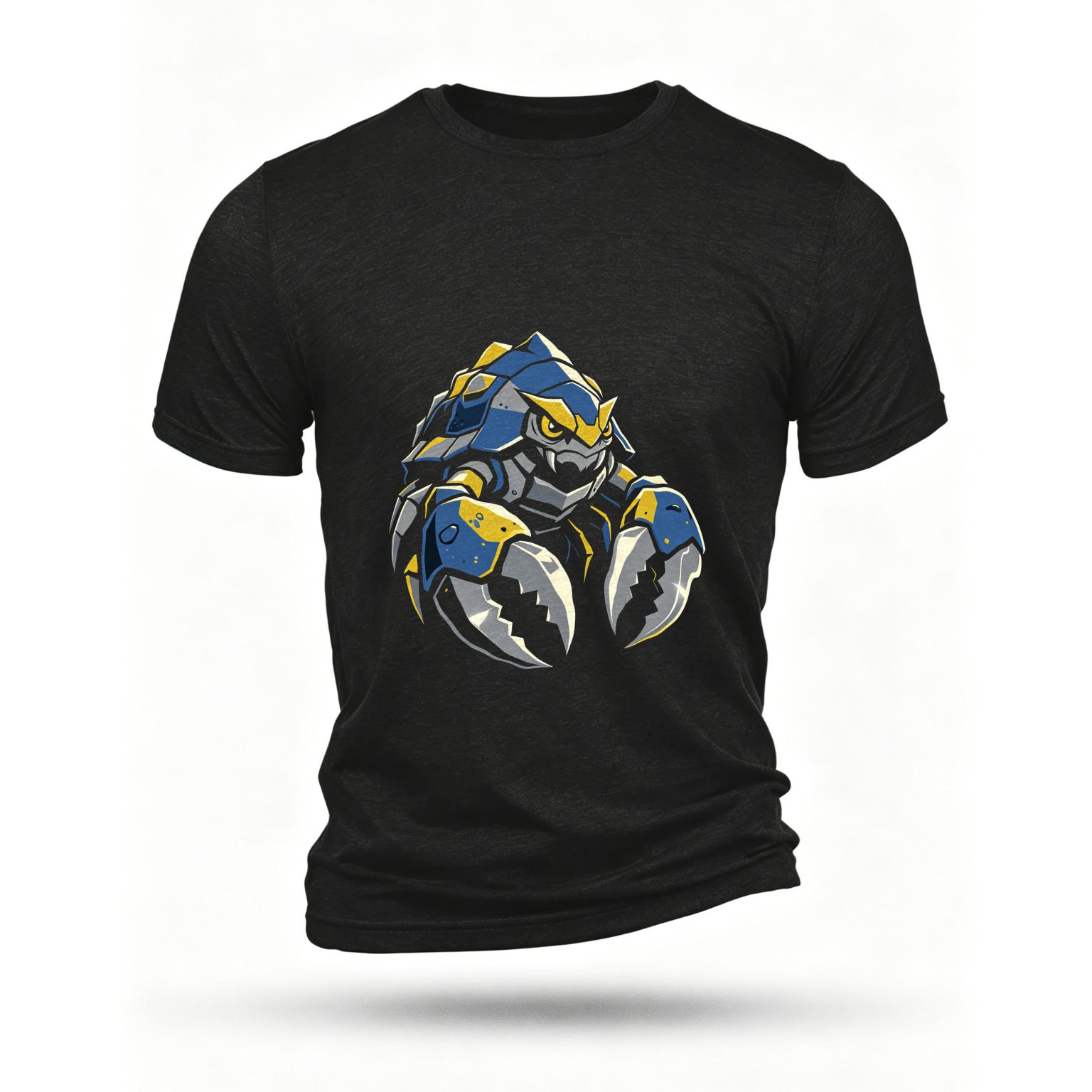 Black T-shirt, front print