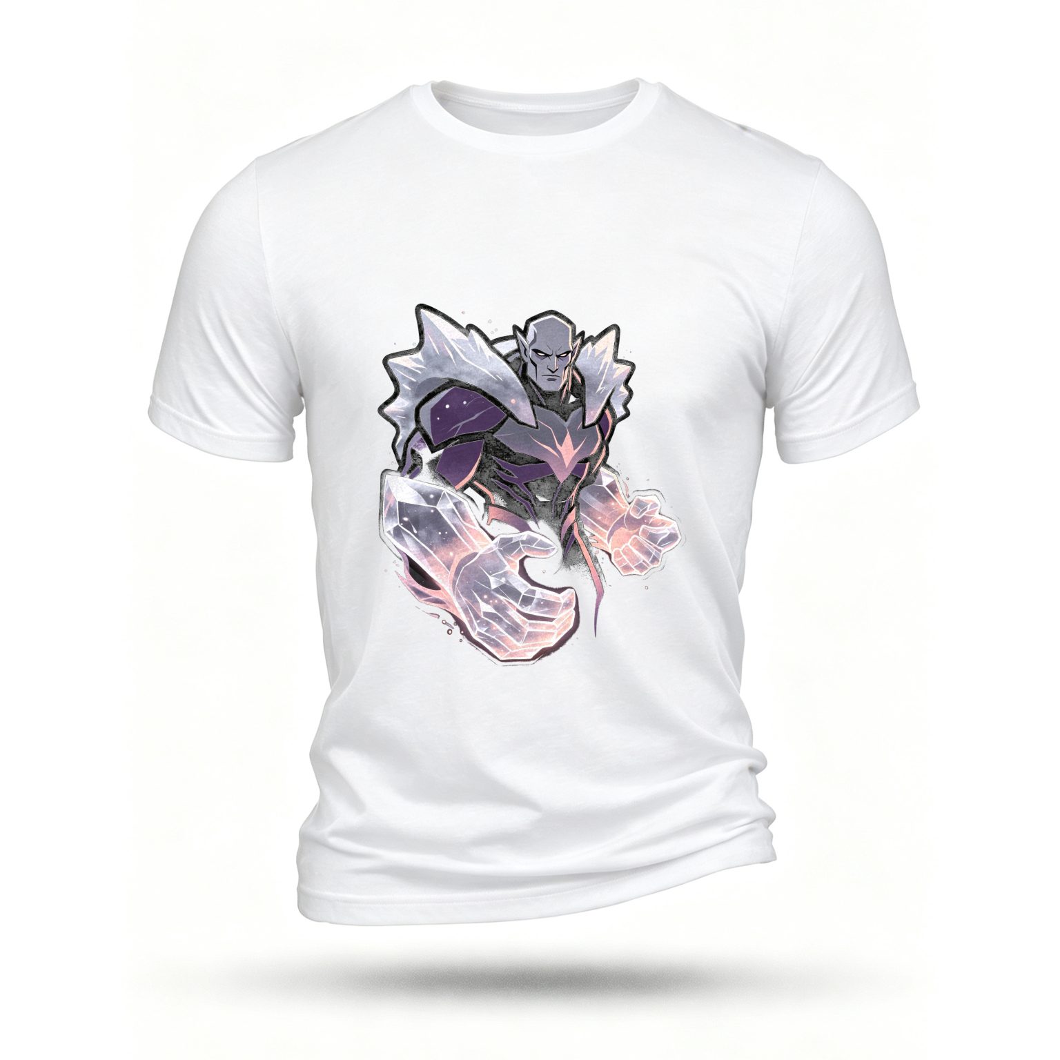 White T-shirt, front print